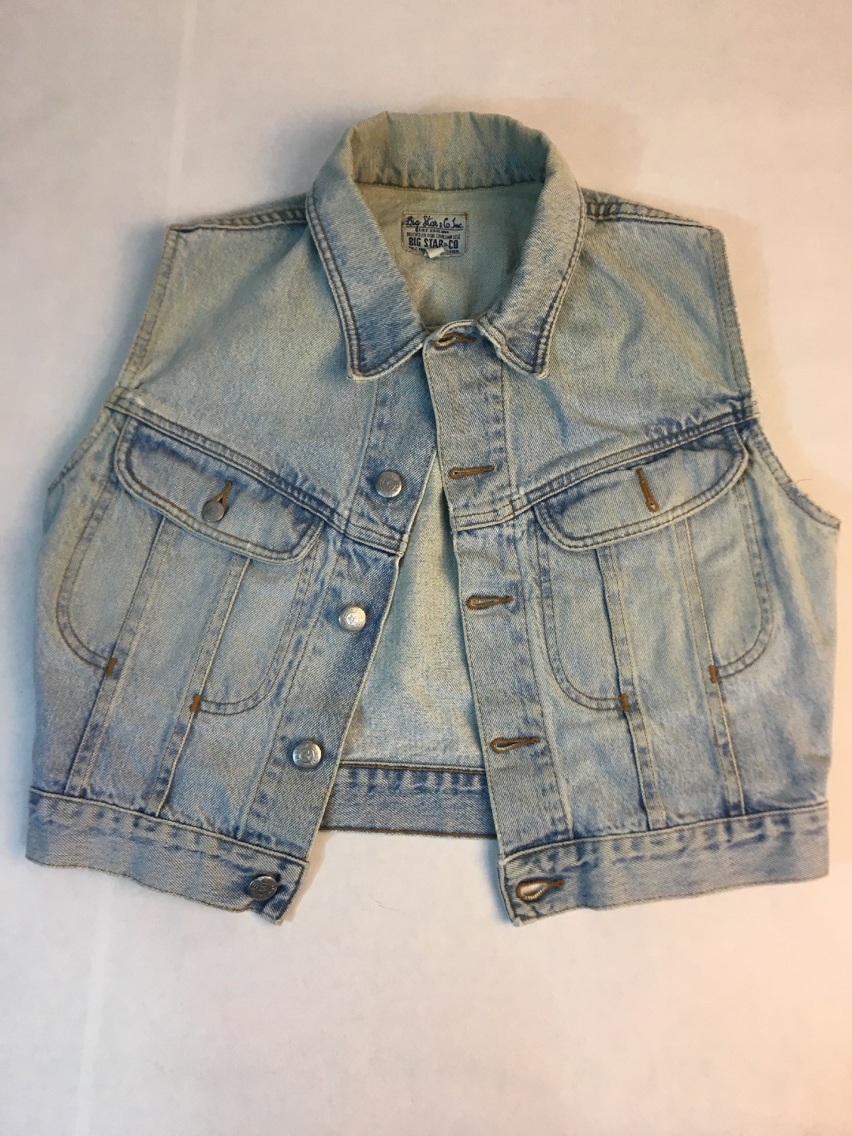 Vintage Denim Big Star & Co. Women’s S Jean Vest