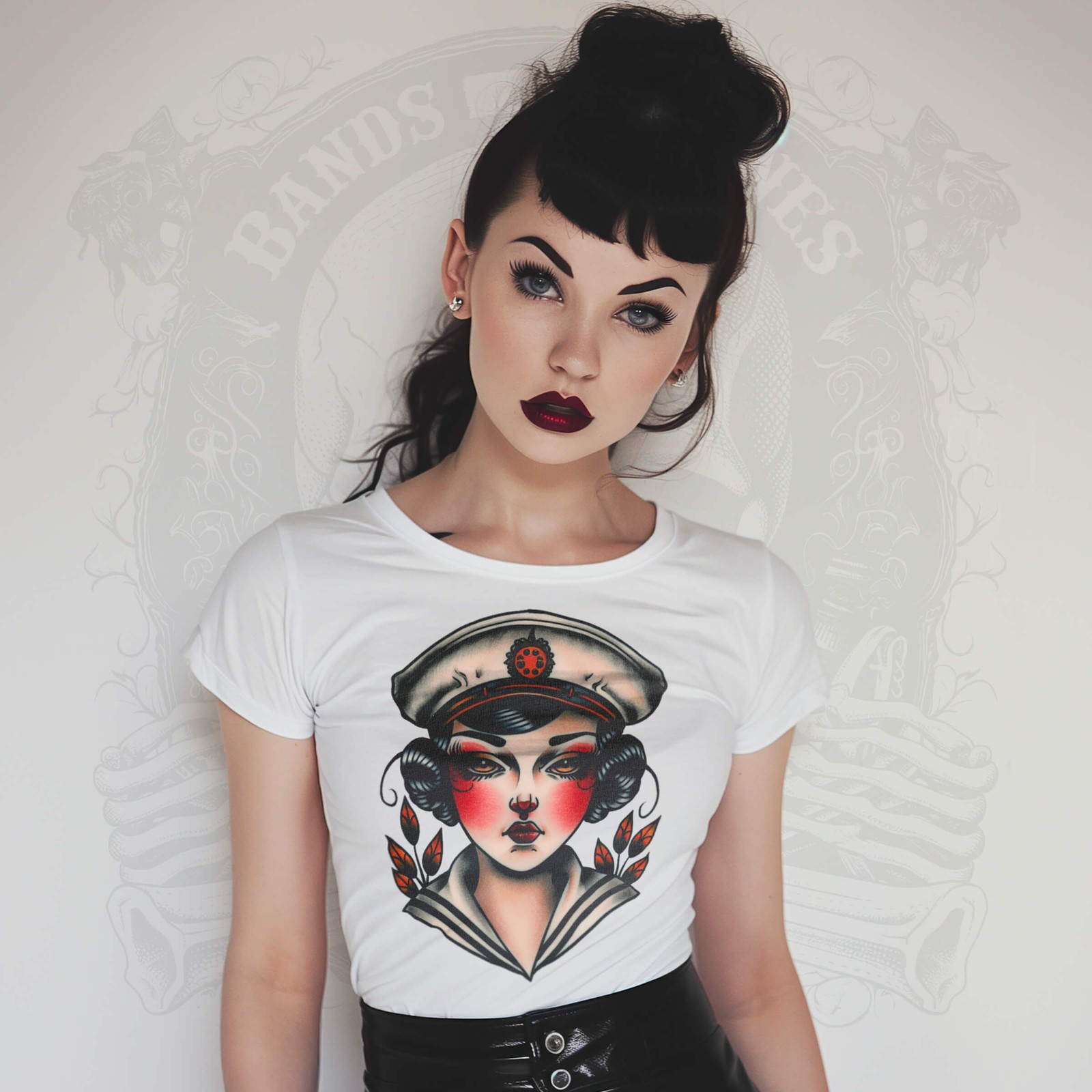 Vintage Sailor Girl 6 Design Women’s T-Shirt