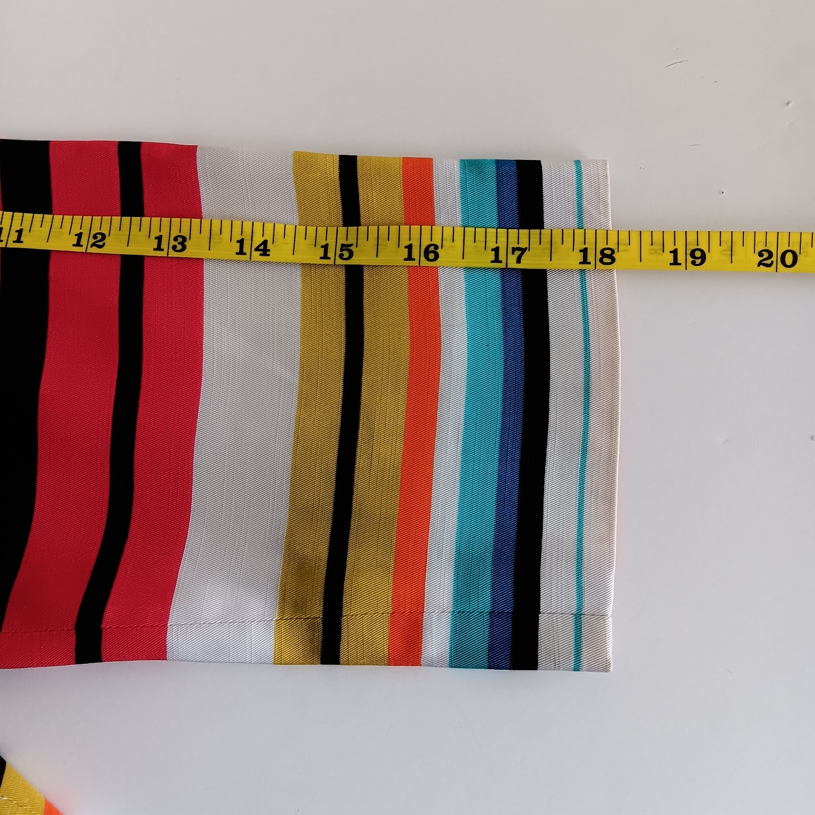 VTG Mishca Collared Rainbow Stripe Multi Color Full Zip Blazer Jacket Sz Large