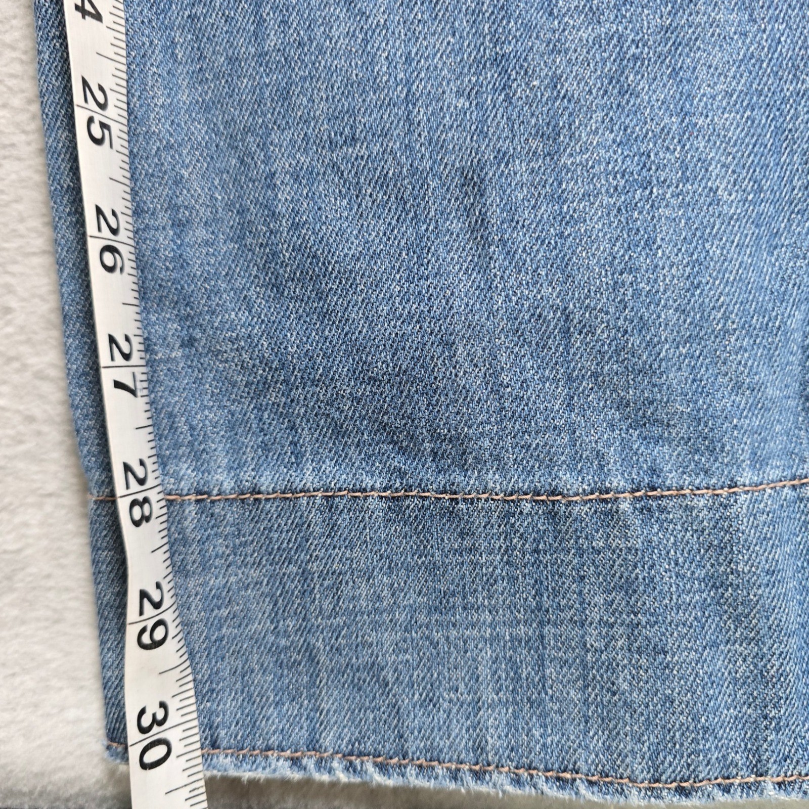 Alysi Jeans Womens 29 Wide Leg Denim Pleated Jeans Baggy Skater Y2K 90s Italy