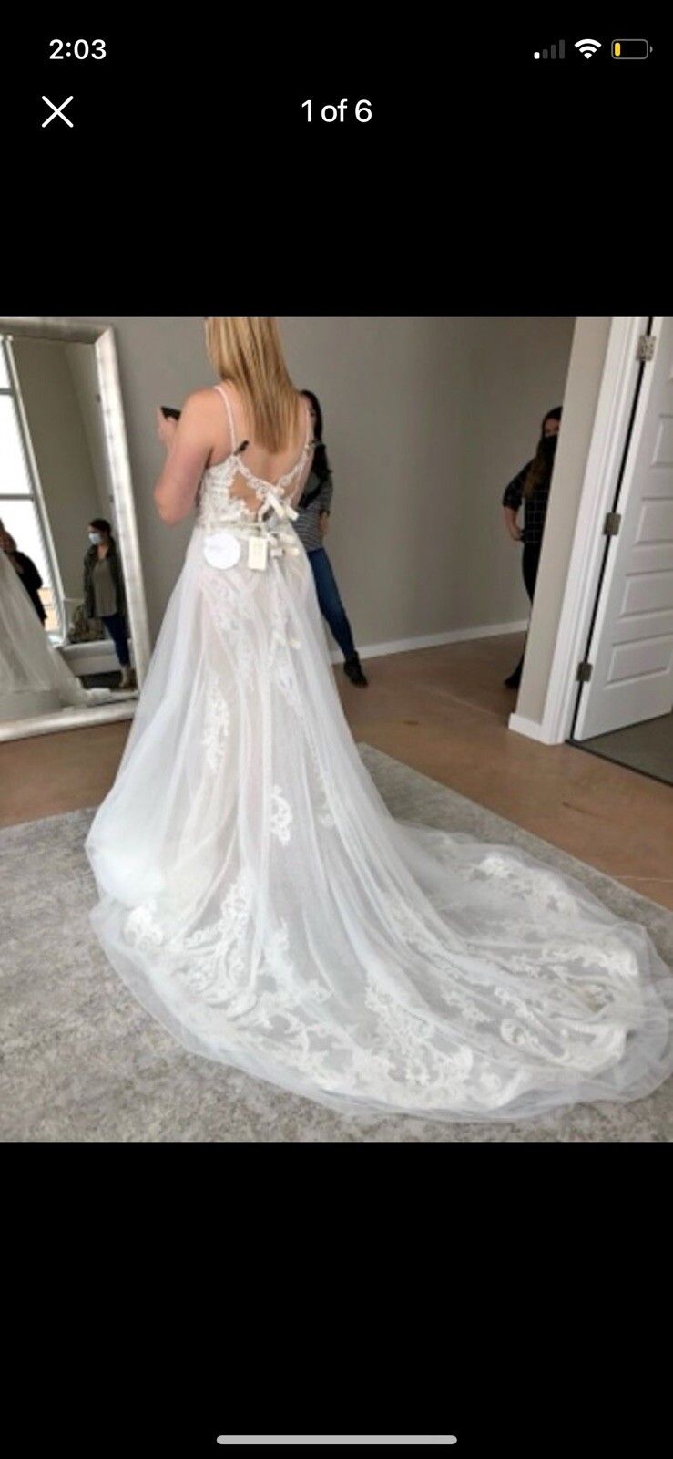 NWT Abella Karina Train Overlay