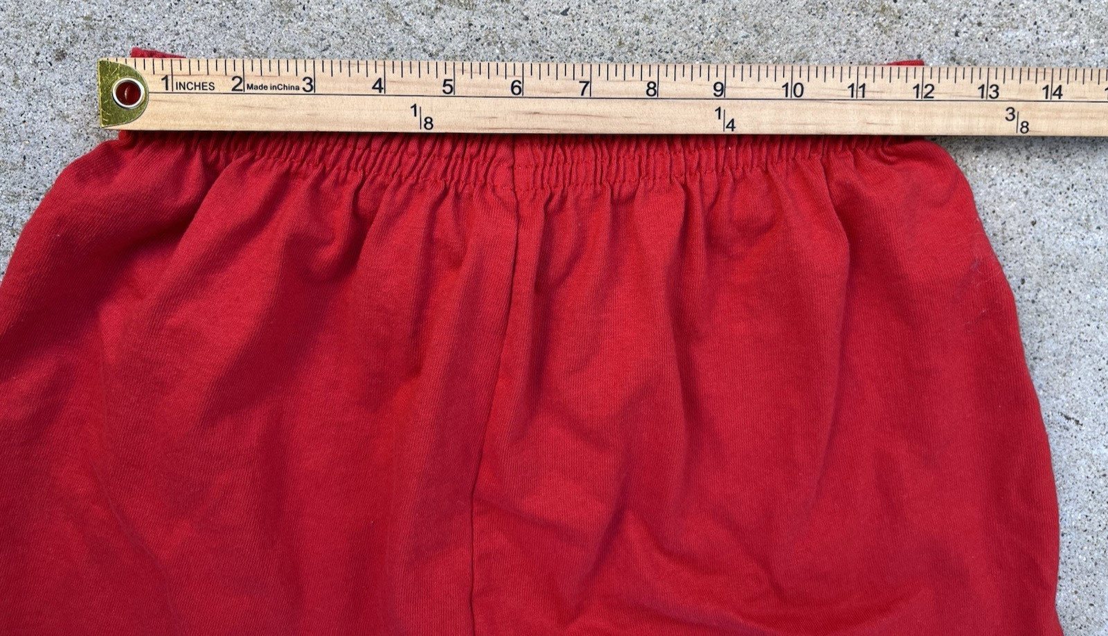 Women’s Vintage Moorewear Shorts Red Athletic S Stretch 80s High Waist Gym USA