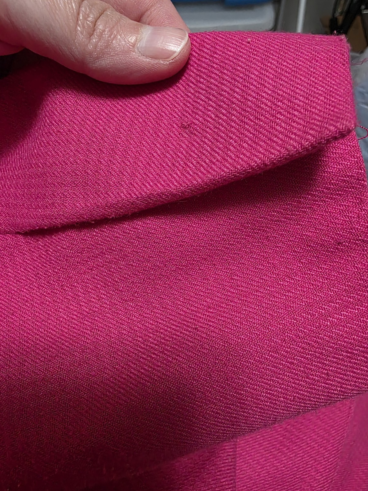 Vintage HBS Ltd. Hot Pink Blazer Womens Size 12 Career Jacket Shoulder Pads