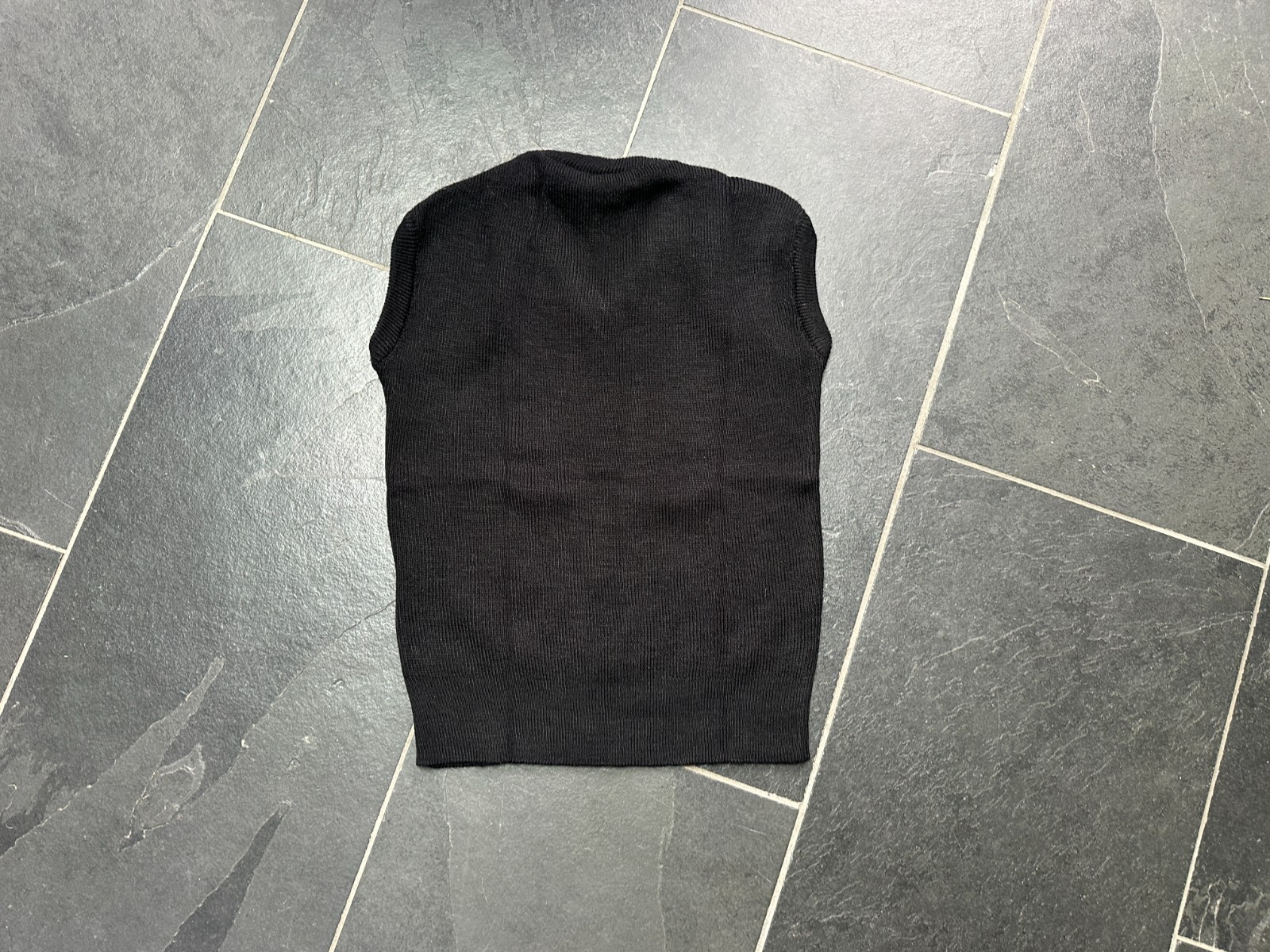 Vintage 1970s Black Brown White Diamond V Neck Sweater Vest Allison’s Closet