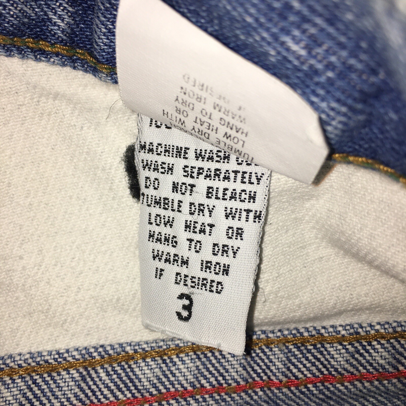 Vtg L.E.I Riding Wear Made in USA Jeans Patchwork Size 3 24×31 High Waist Mom