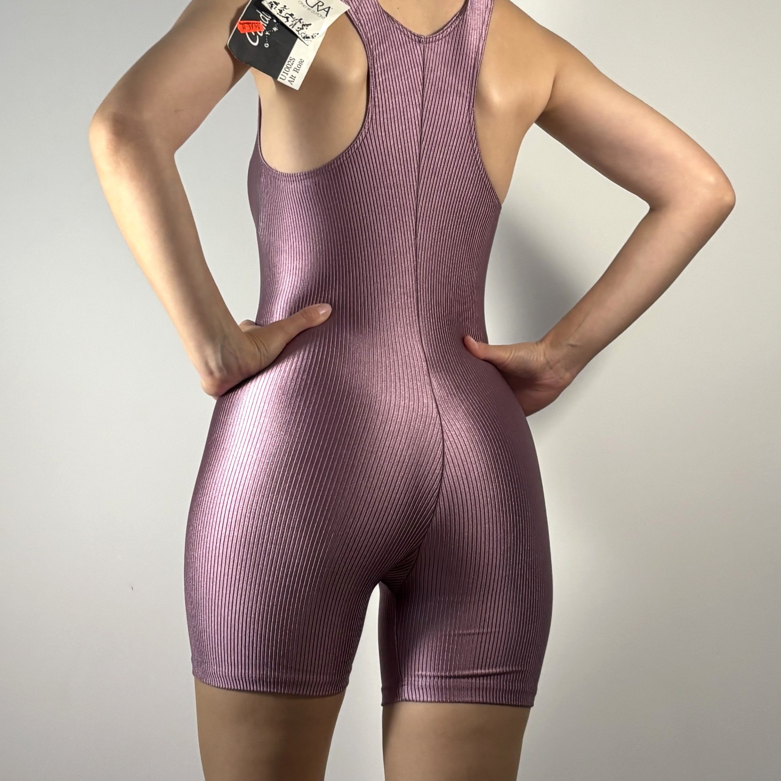 Rare 90s Vintage Candy Jay Old Rose Aerobics Unitard