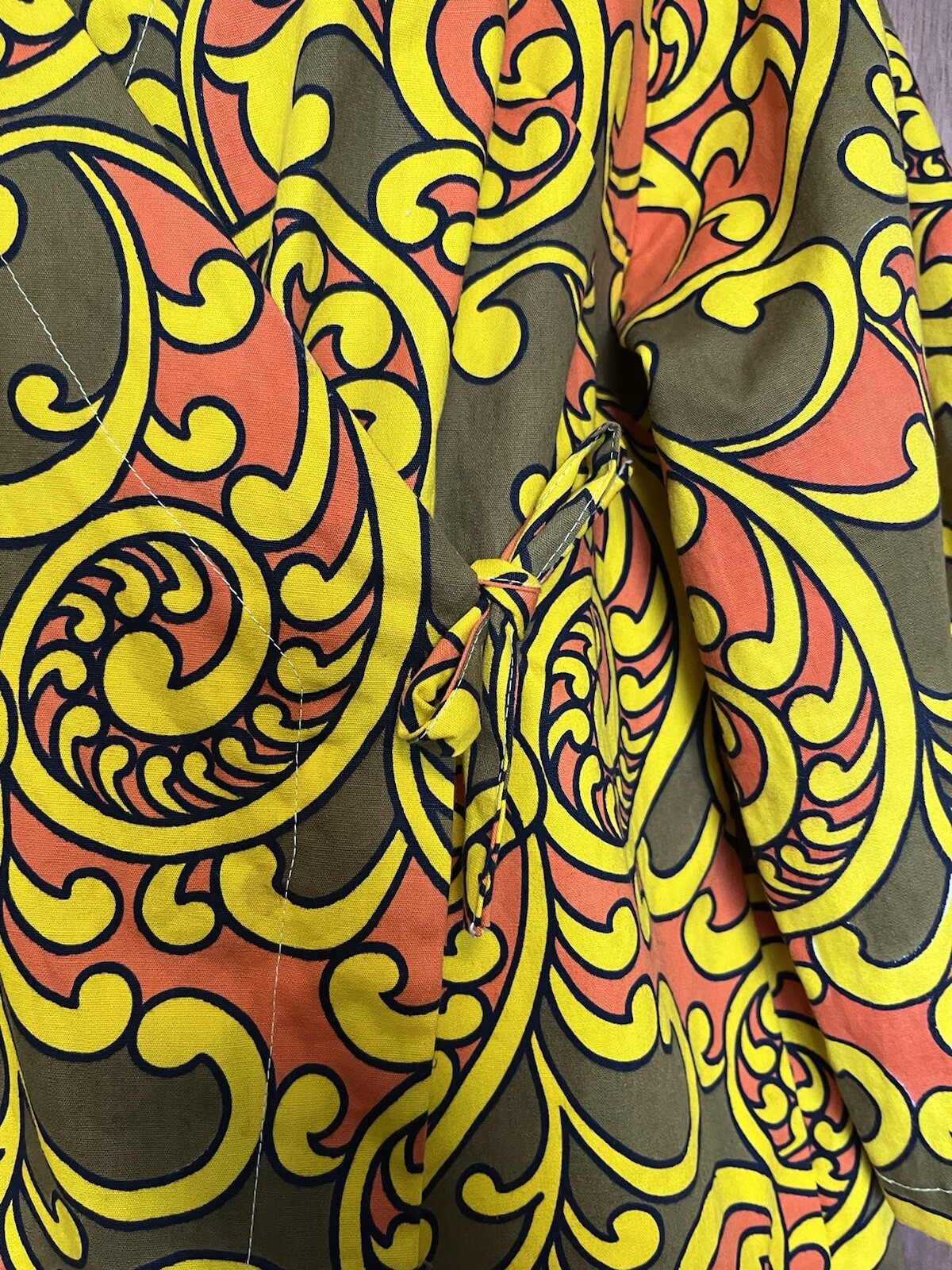 Vintage Design House Retro Cotton Wrap Top Cover Up