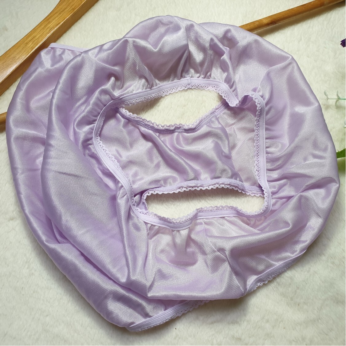 6 Pair Vintage Silky Panties 100% Nylon Sissy Sheer Briefs Size 6-7 Hip 35-39″