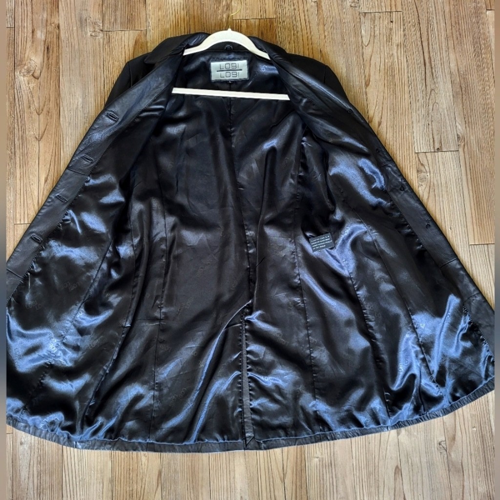Vintage LOBI LOBI Genuine Leather Coat