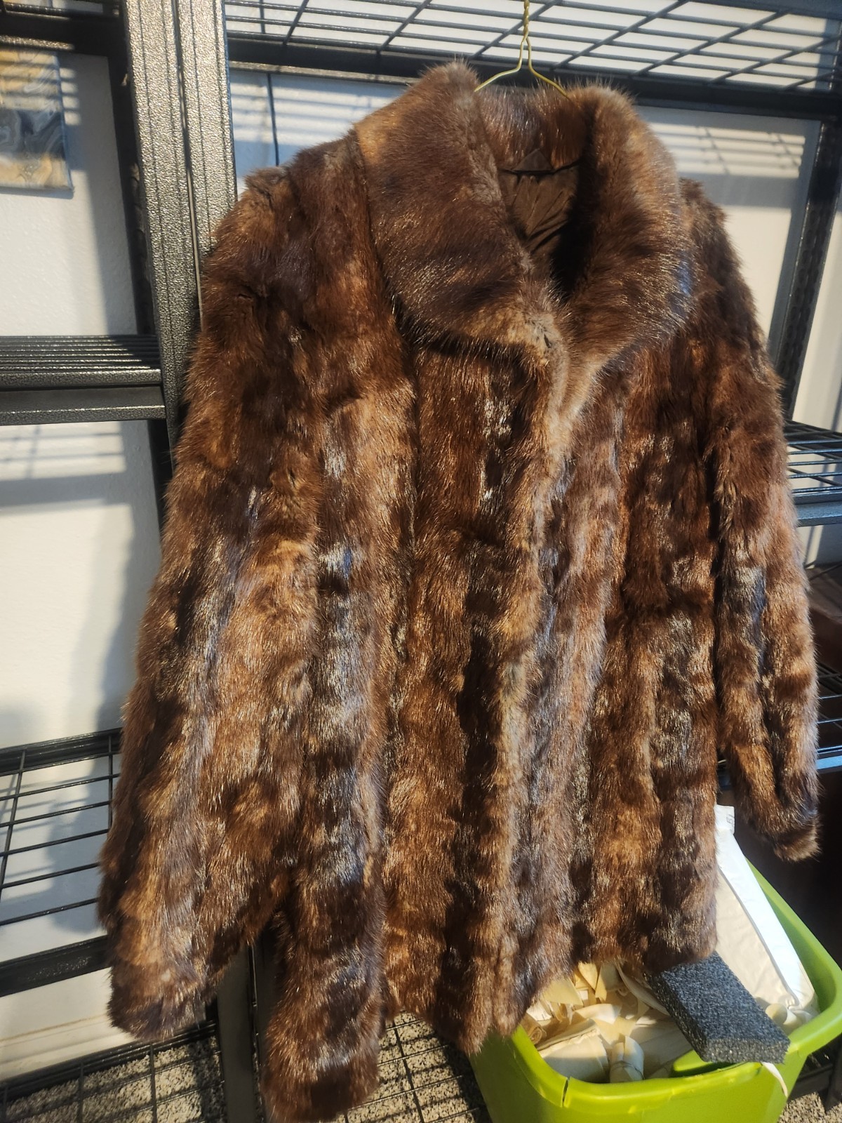 DASCO LUXURY DARK BROWN MINK FUR COAT, GENTLY WORN – Aprox size M/L