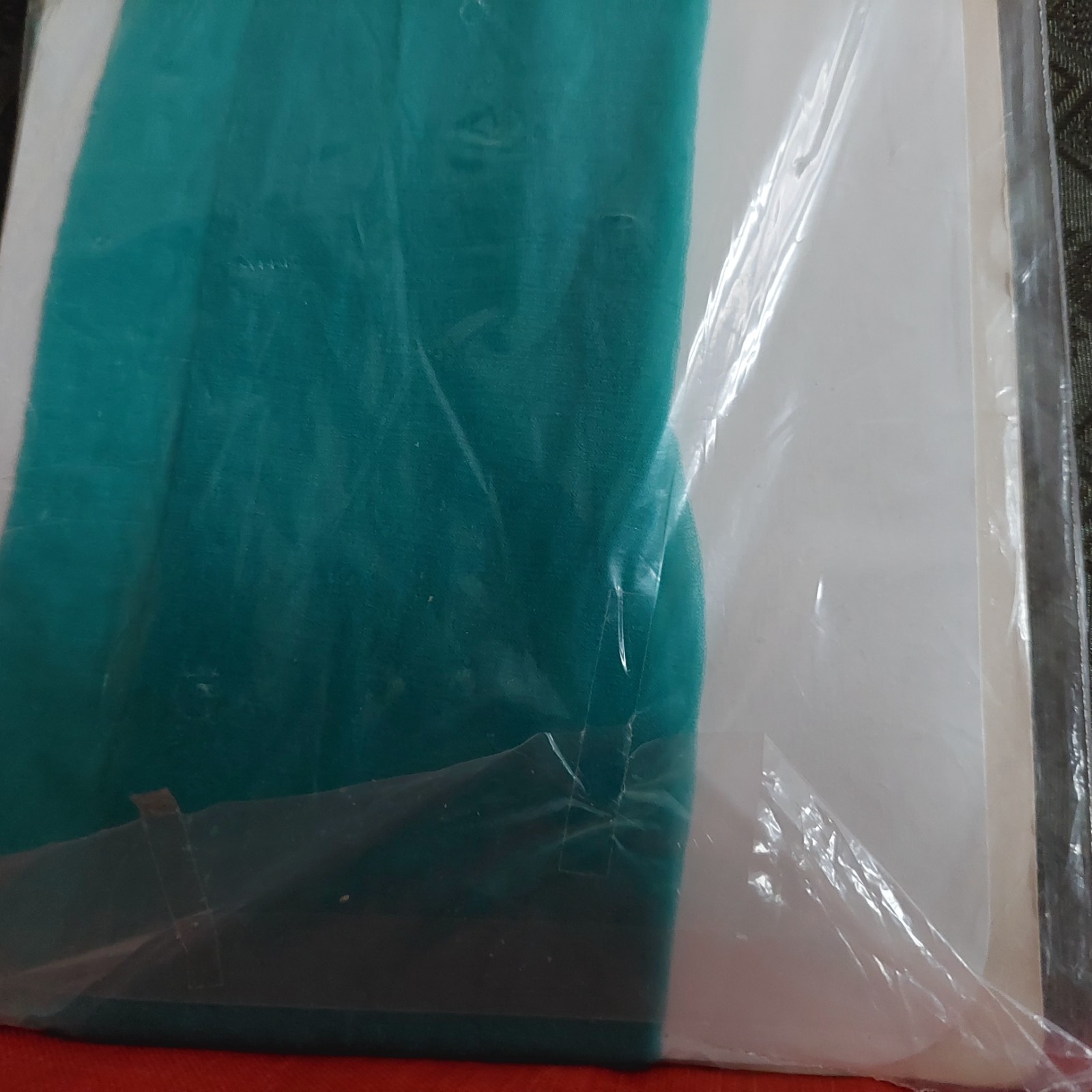 Vintage Pantyhose Rare Eaton Color Jade Size Tall BFRIP2