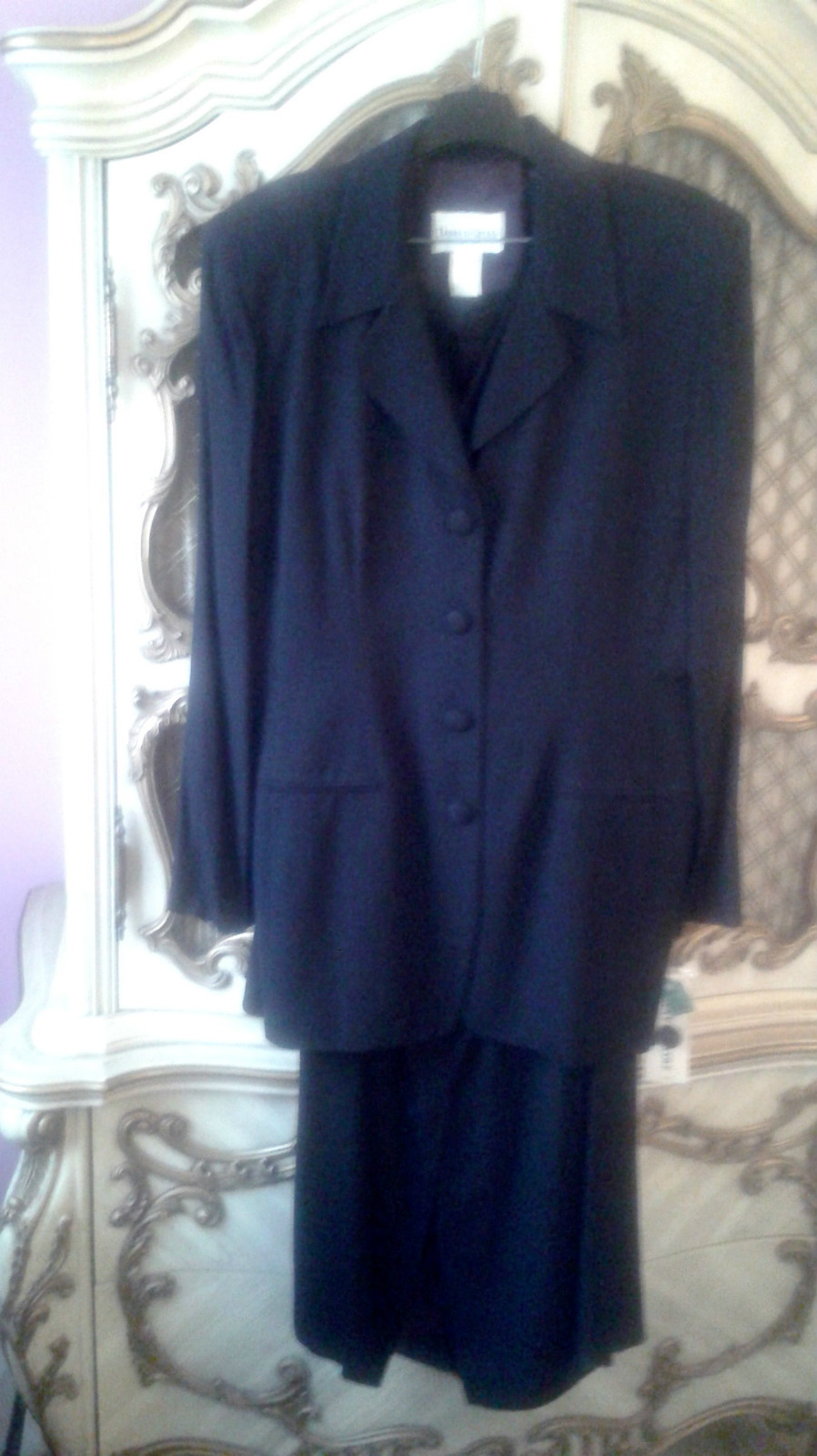 Danny & Nicole of New York Black 4 Piece Woman Suit SZ 16