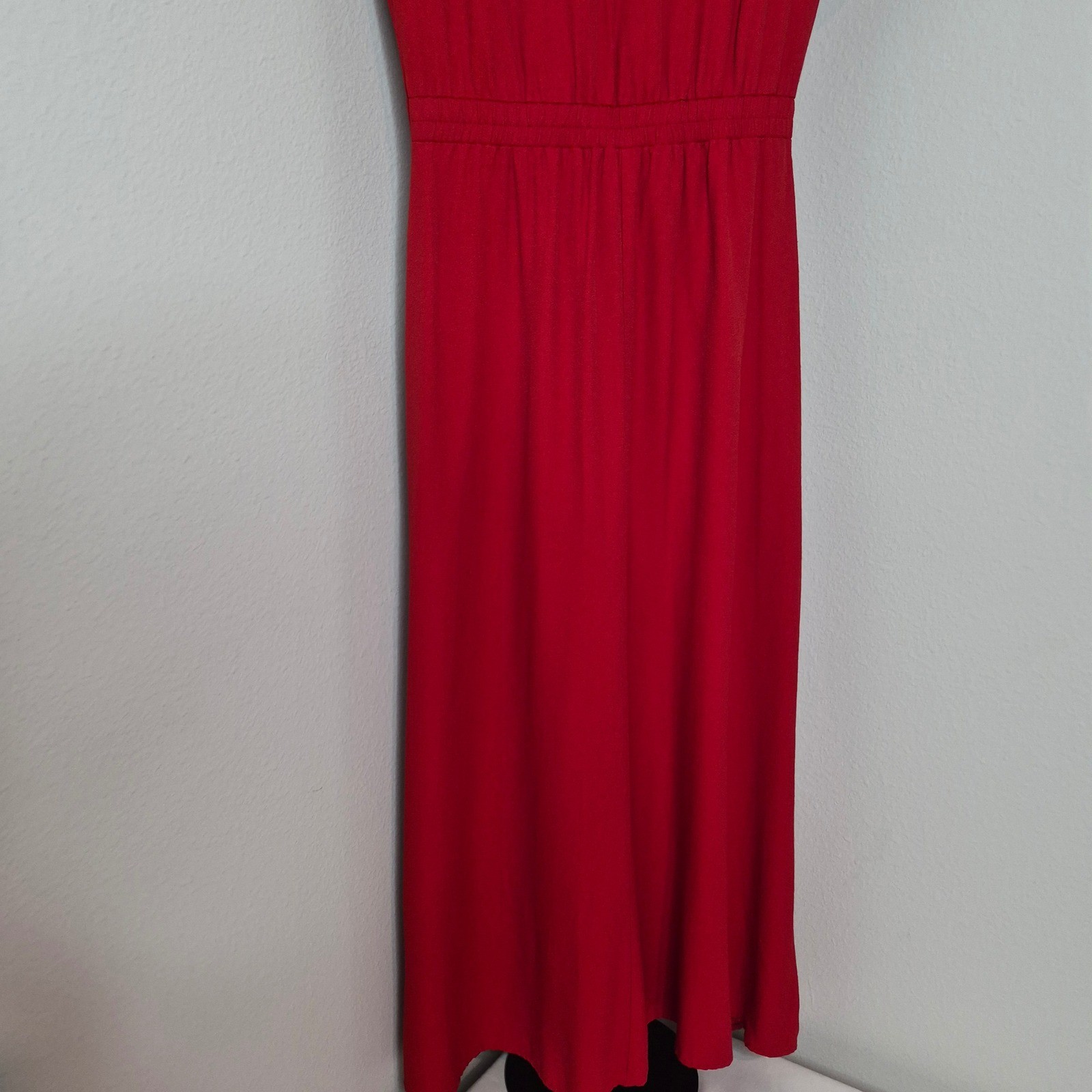 Vintage 80s Danny & Nicole Red Dress Animal Print 8 Made in USA Maximalism Retro