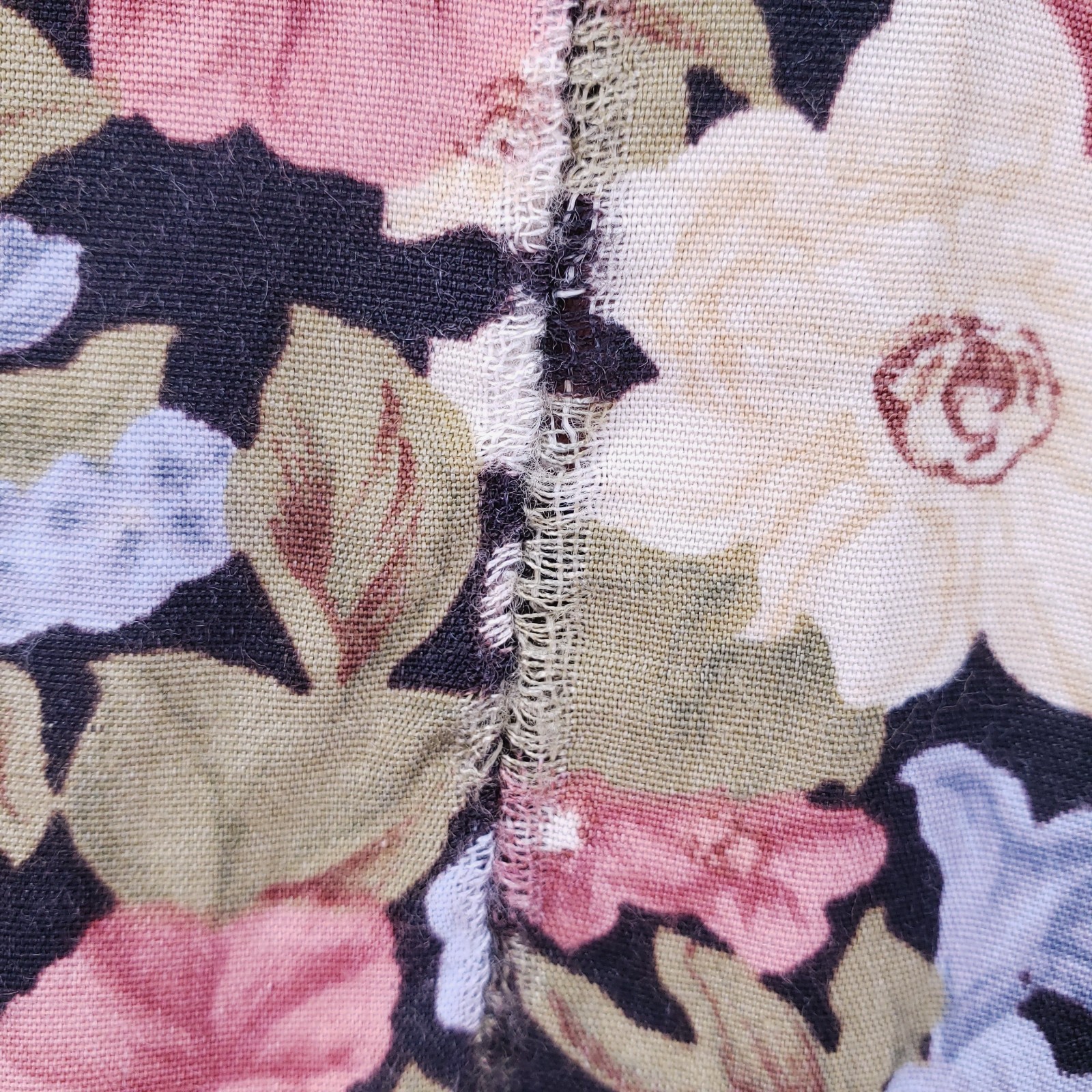 Vintage ED Michaels Melanie Drucker Floral Tea Midi A-line Cottagecore Dress