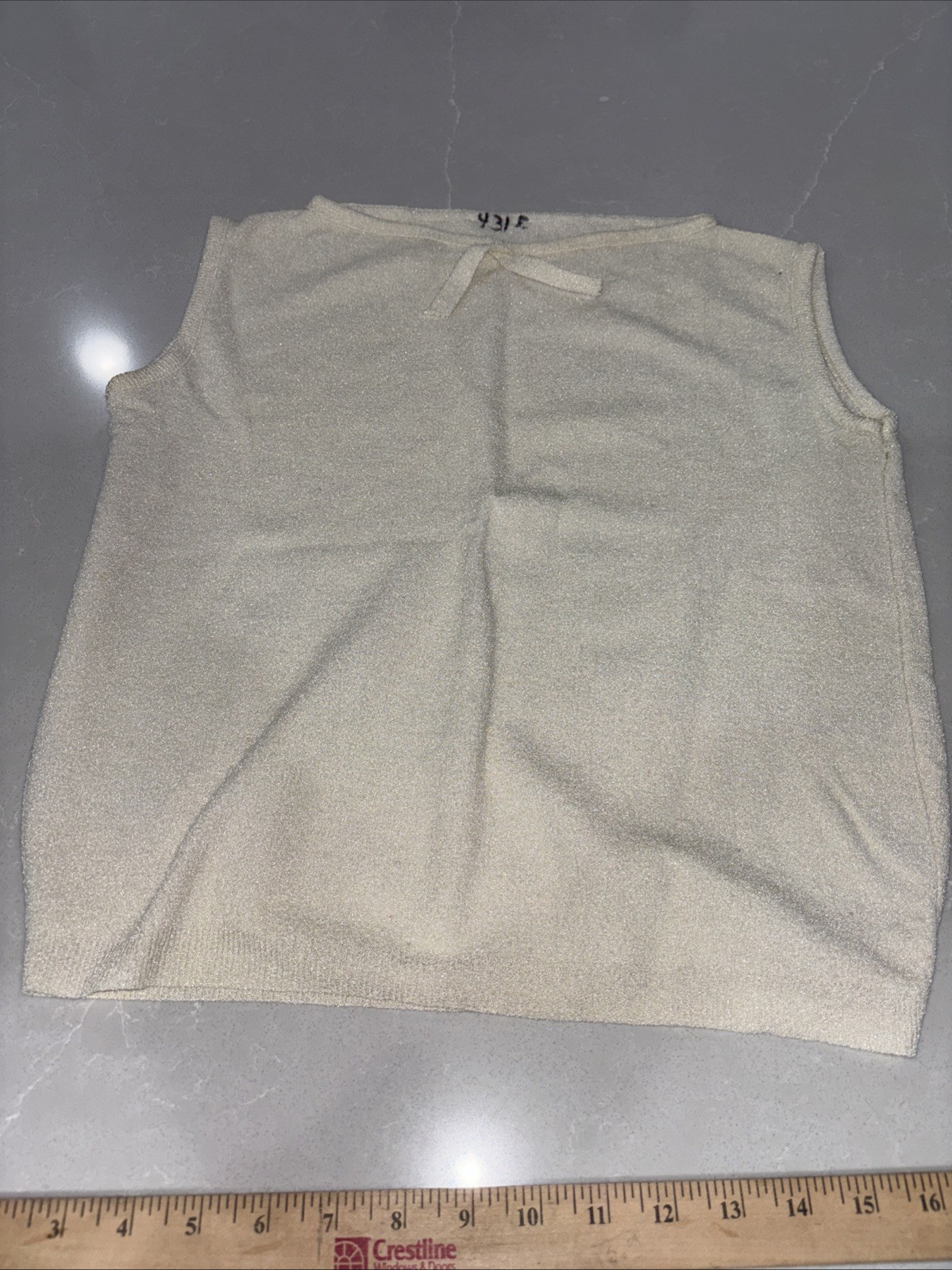 Vintage handmade women’s vest shirt 1960s
