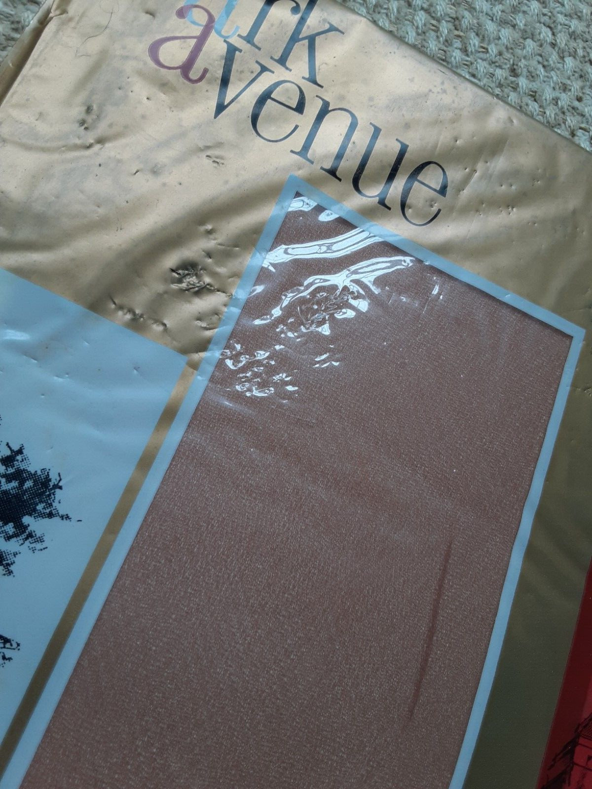 Vintage Park Avenue Nylon Mesh Stockings Medium Beige Size 8.5 New in Package