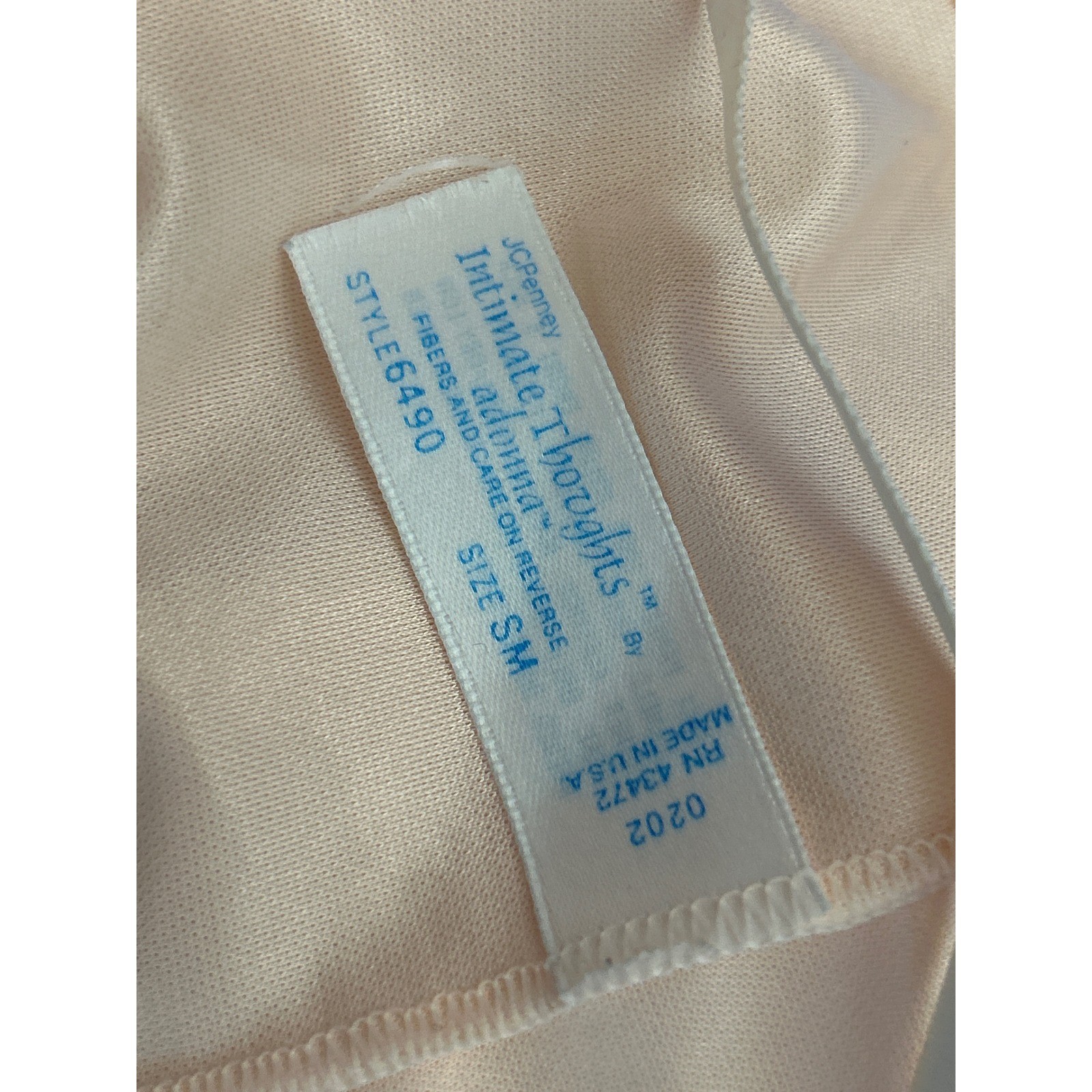 90s JCPenney Camisole Coquette Balletcore Regencycore Cream Lace Satin Top SM