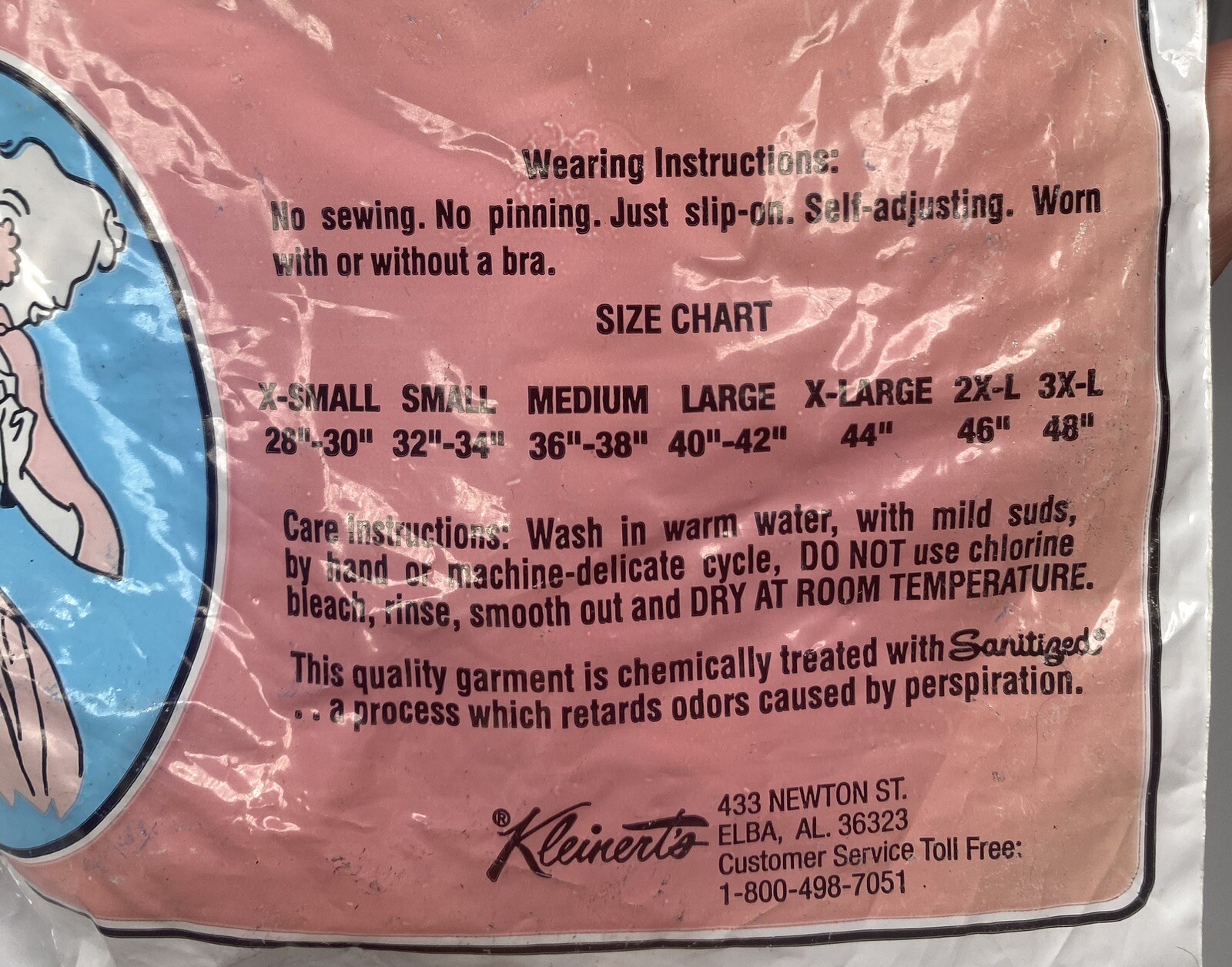 Kleinerts Womens Regular Shape Stay-Rite Garment Shield 2483 Beige Large 40″ 42″