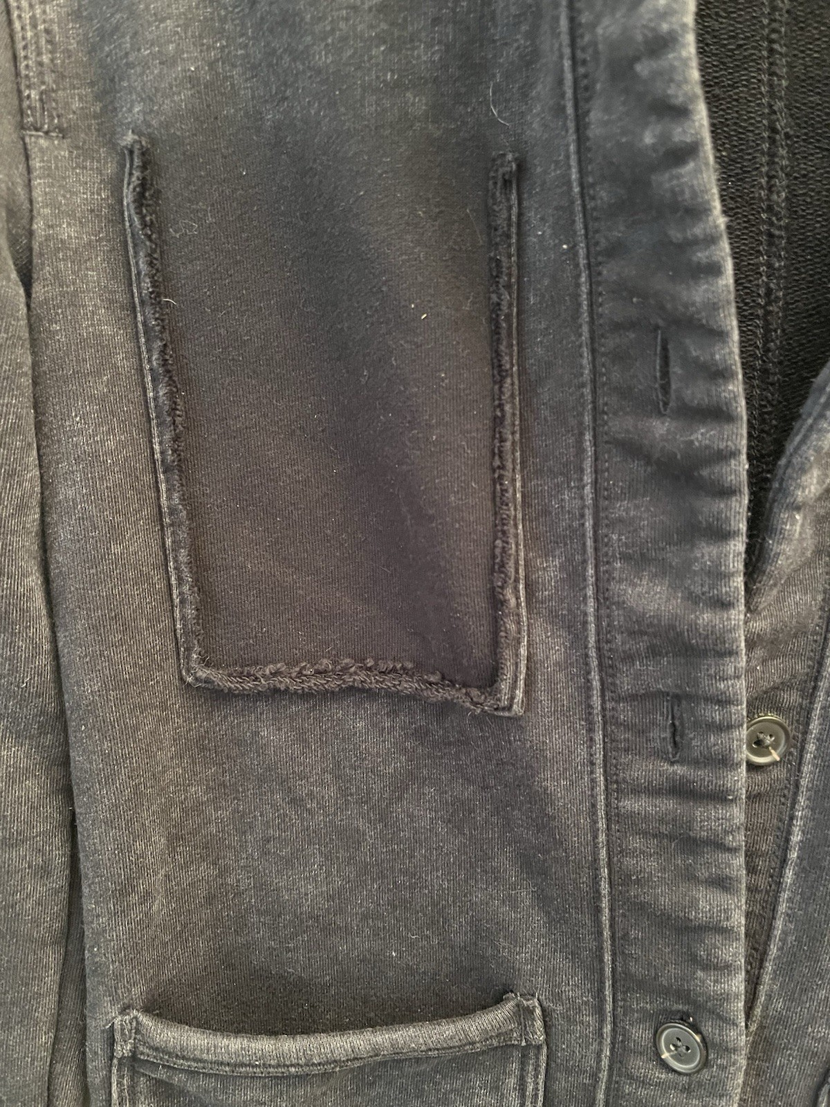 Abercrombie & Fitch Vintage Jacket Y2K Grunge Worn Faded Whimsygoth Goth 90s XS