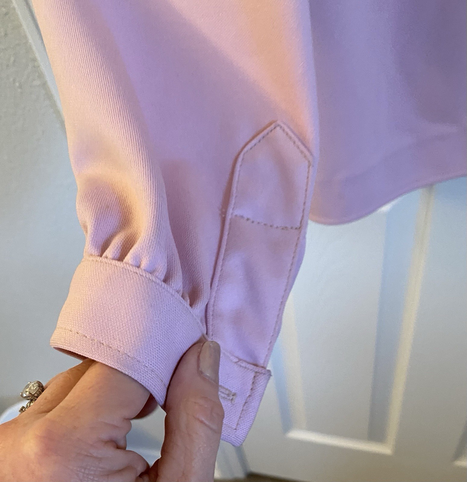 Vintage Givenchy Sport Jacket 1970s-80s Pastel Pink Blouse Jacket Paris NY Label