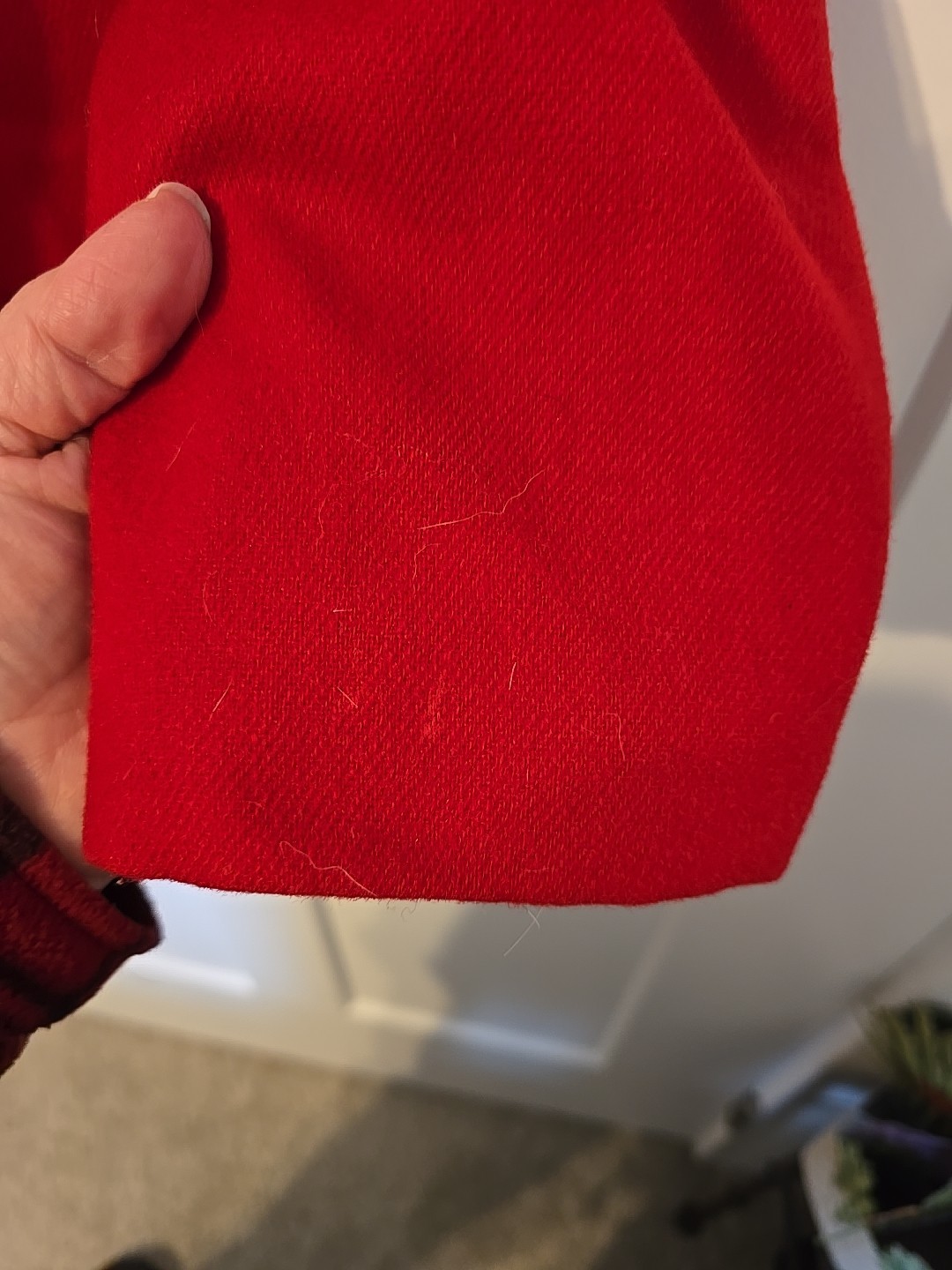 Sag Harbor 12 VTG Ladies RED Career Blazer 100%Pure New Wool Lined Pockets.