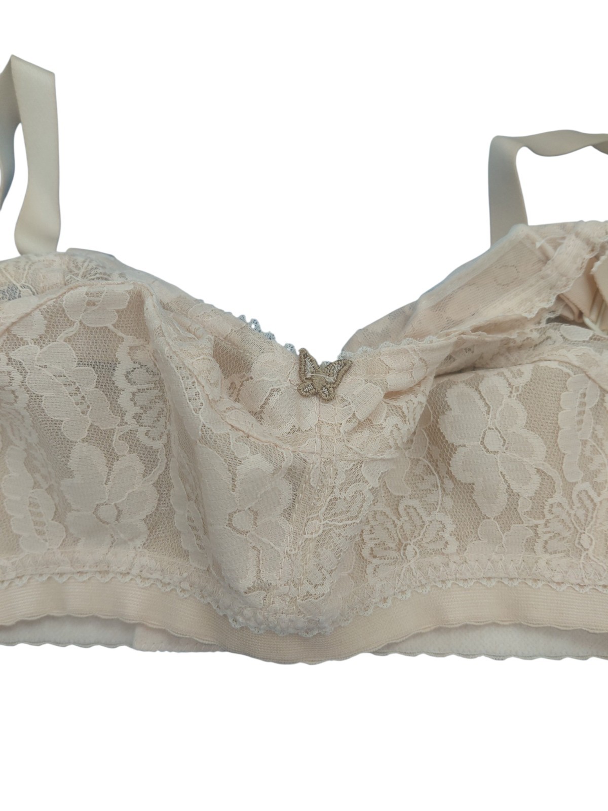 Vintage Lady Cameo Lingerie Bra Size 30DD
