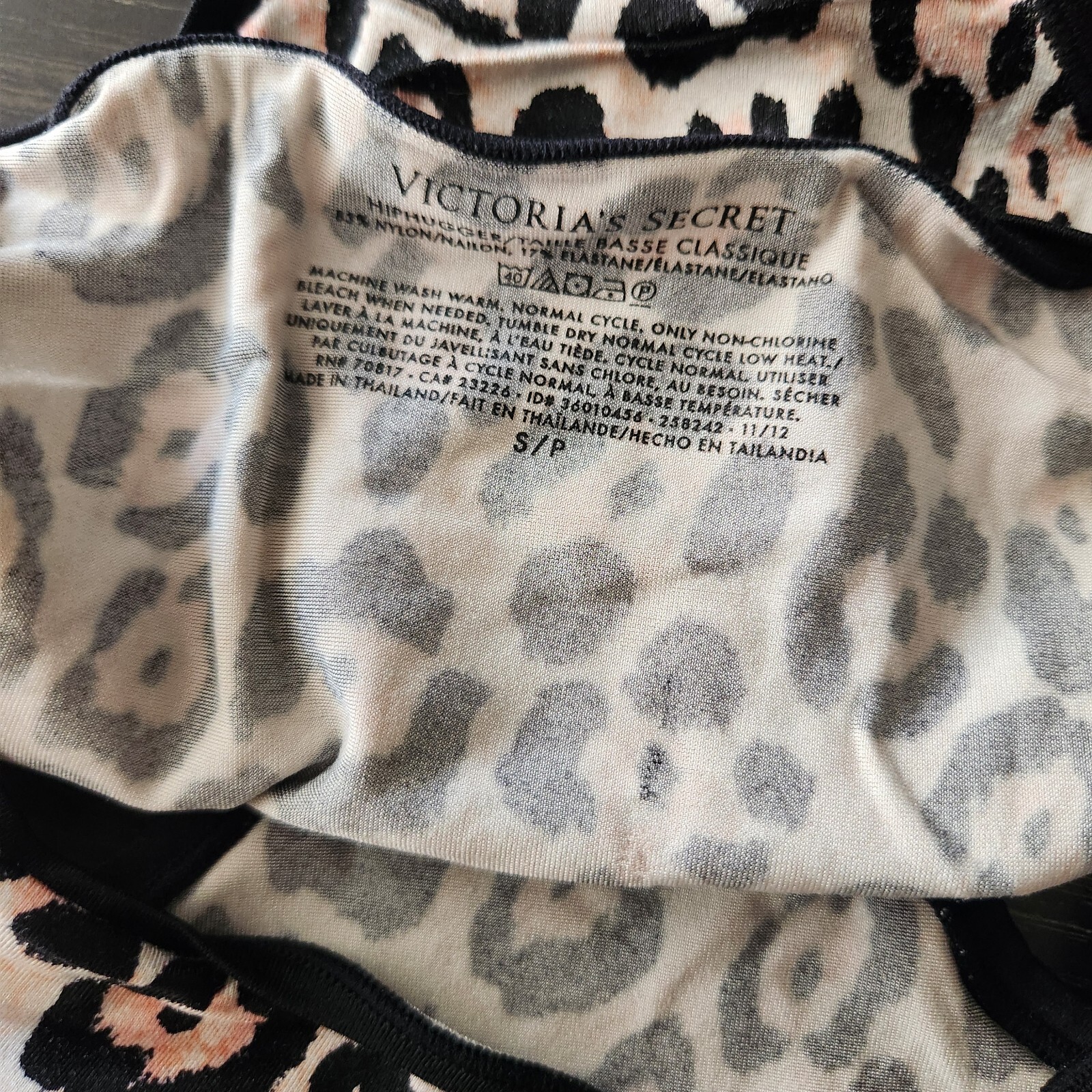 Vintage Y2K Victoria’s Secret Panty Size S Animal Print Leopard Cheetah Bikini