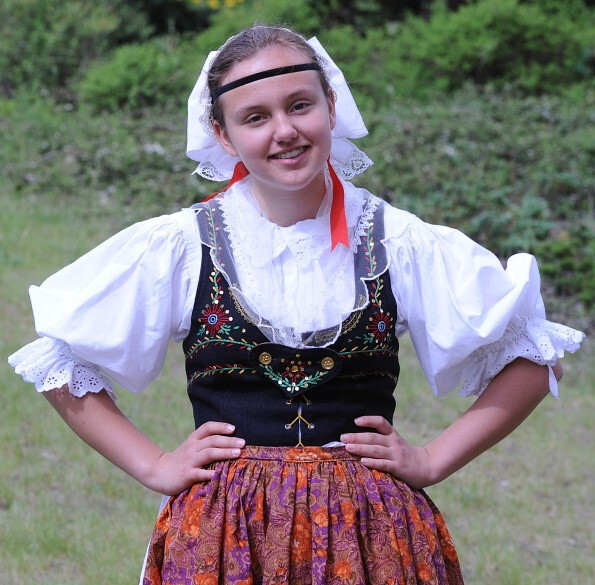 CZECH VINTAGE ANTIQUE WOMENS PEASANT FOLK COSTUME VEST CORSET HAND EMBROIDERY