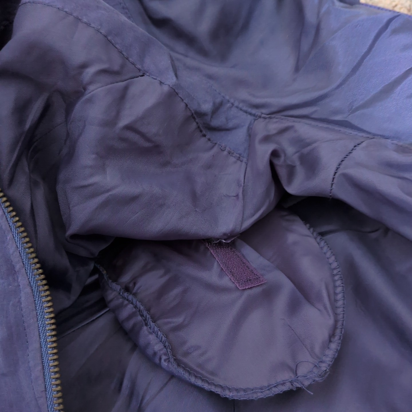 Vtg ’80s Mureli 100% Silk, Nylon Track Suit Women’s Medium Blue Shoulder Pads