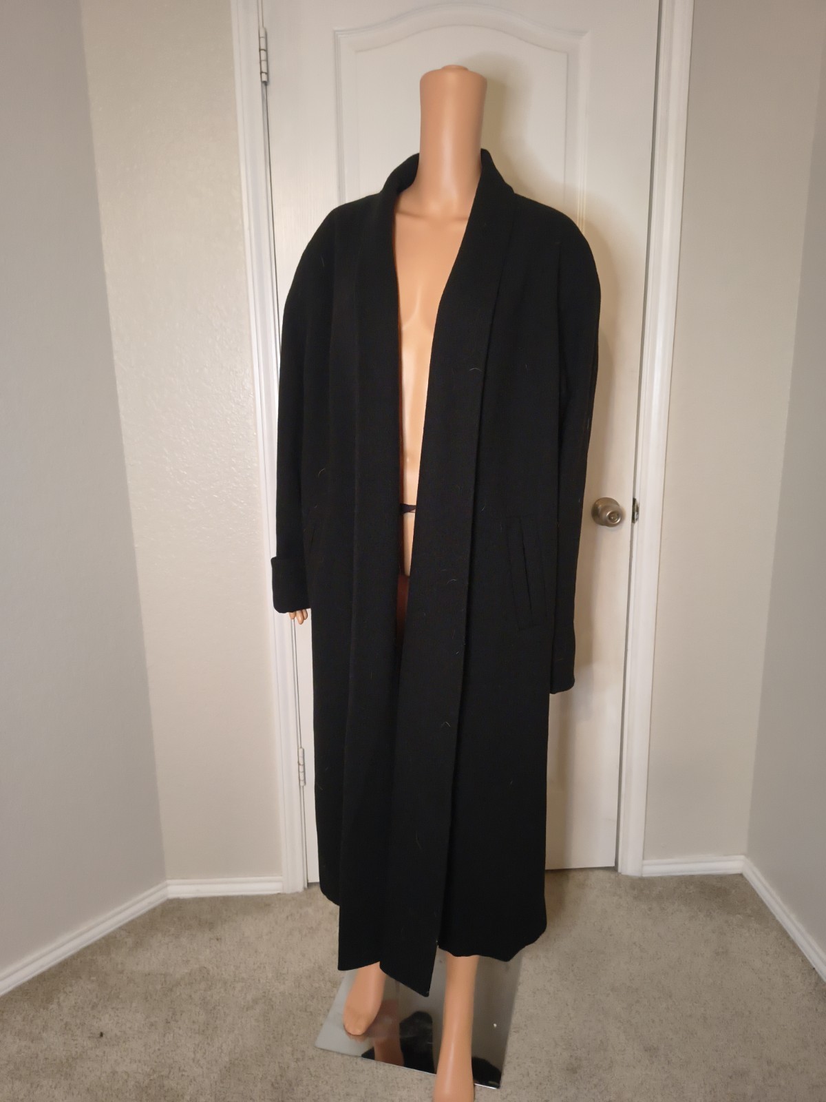 Vintage 100% Wool Donny Brook Old Money Preppy Minimal Women’s Size 16 Coat -D35