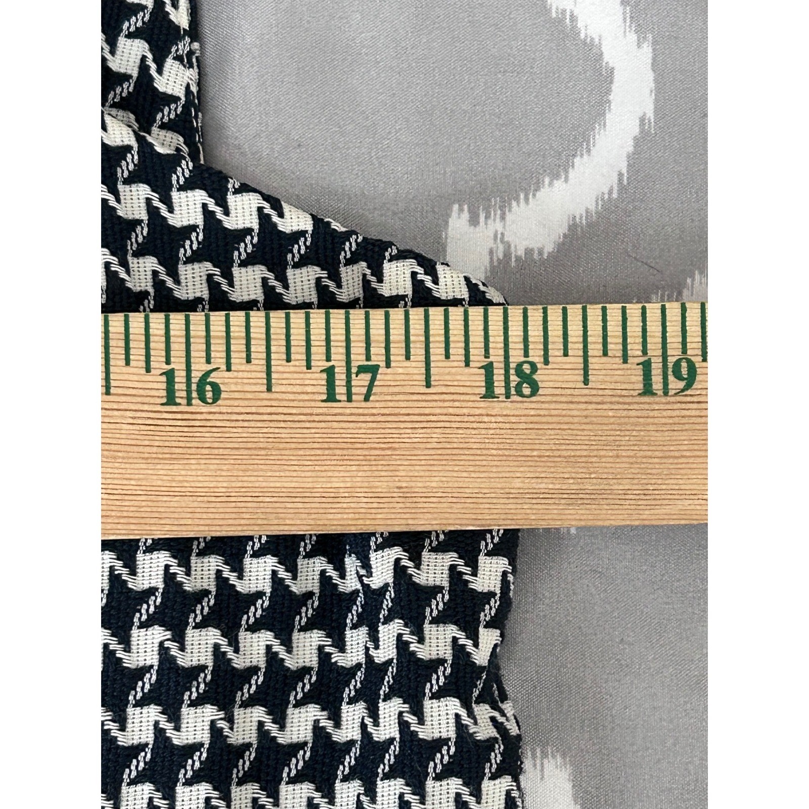 Vintage Herman Marcus Black White Houndstooth Vest and Pleated Skirt Set Size 12