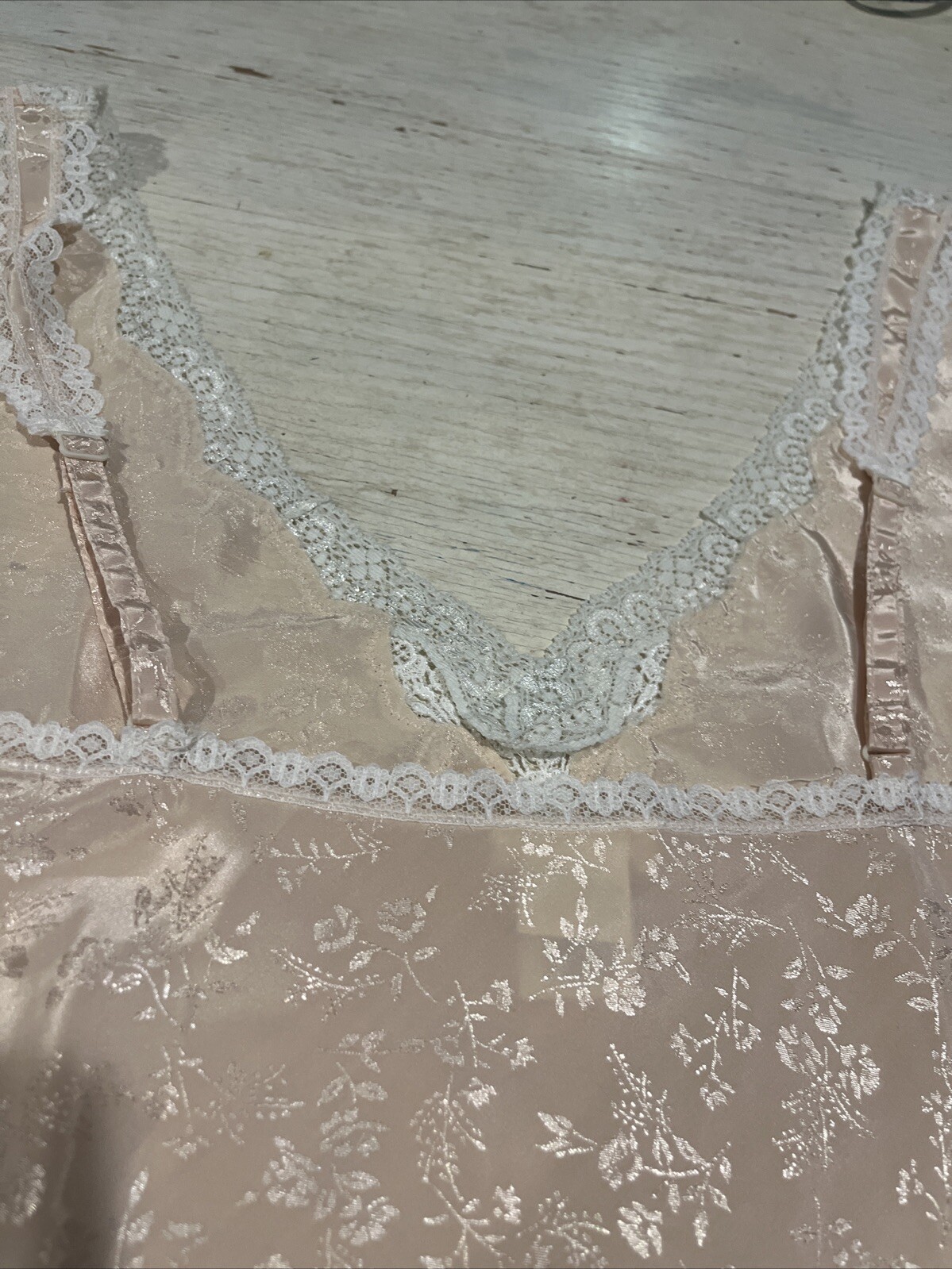 Vintage Barbizon Nightgown Slip Women’s 36 Lingerie Tan Nude~Beautiful