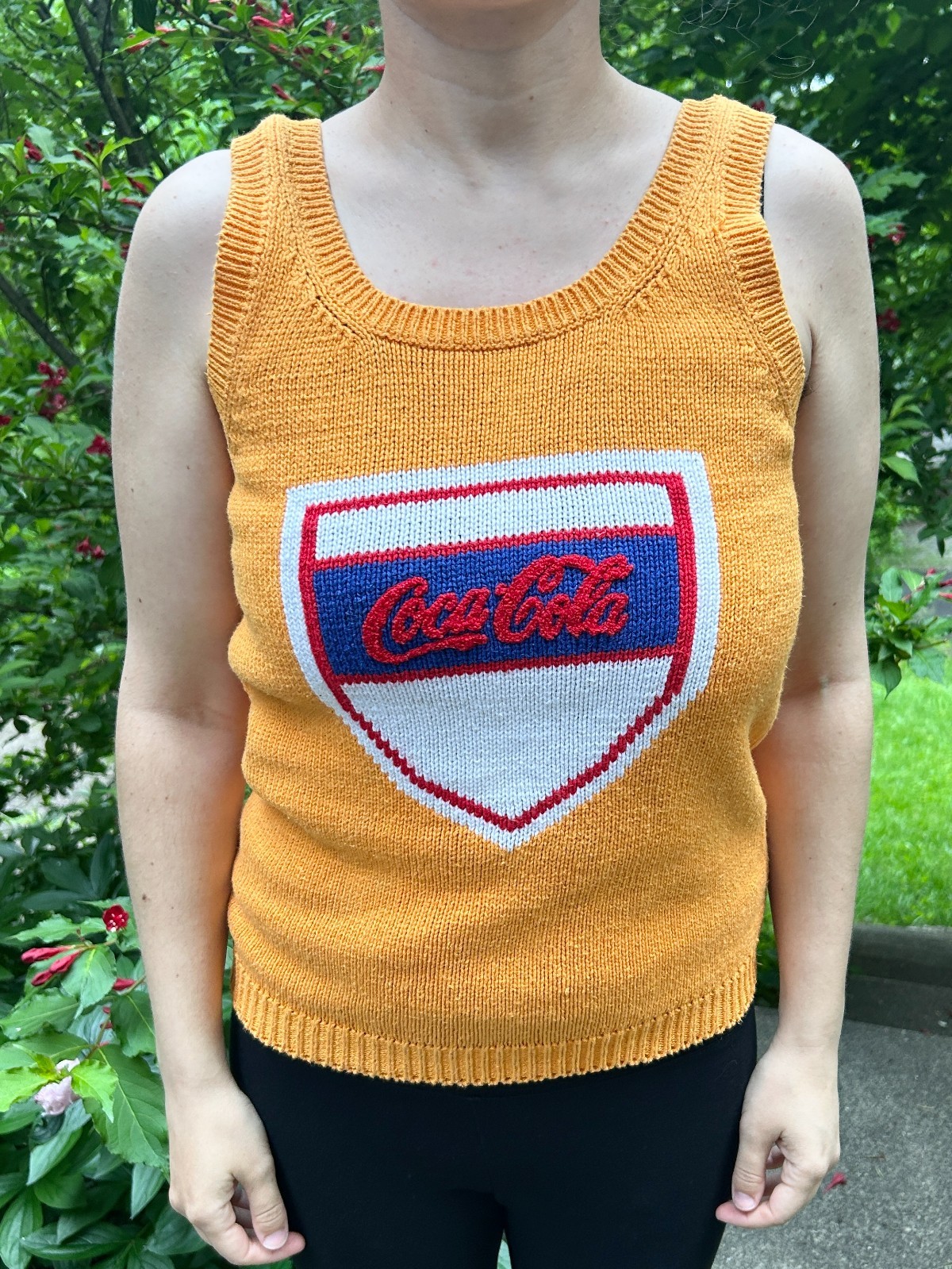 80s Coca Cola Sweater Vest Vintage Coke Size XS/S