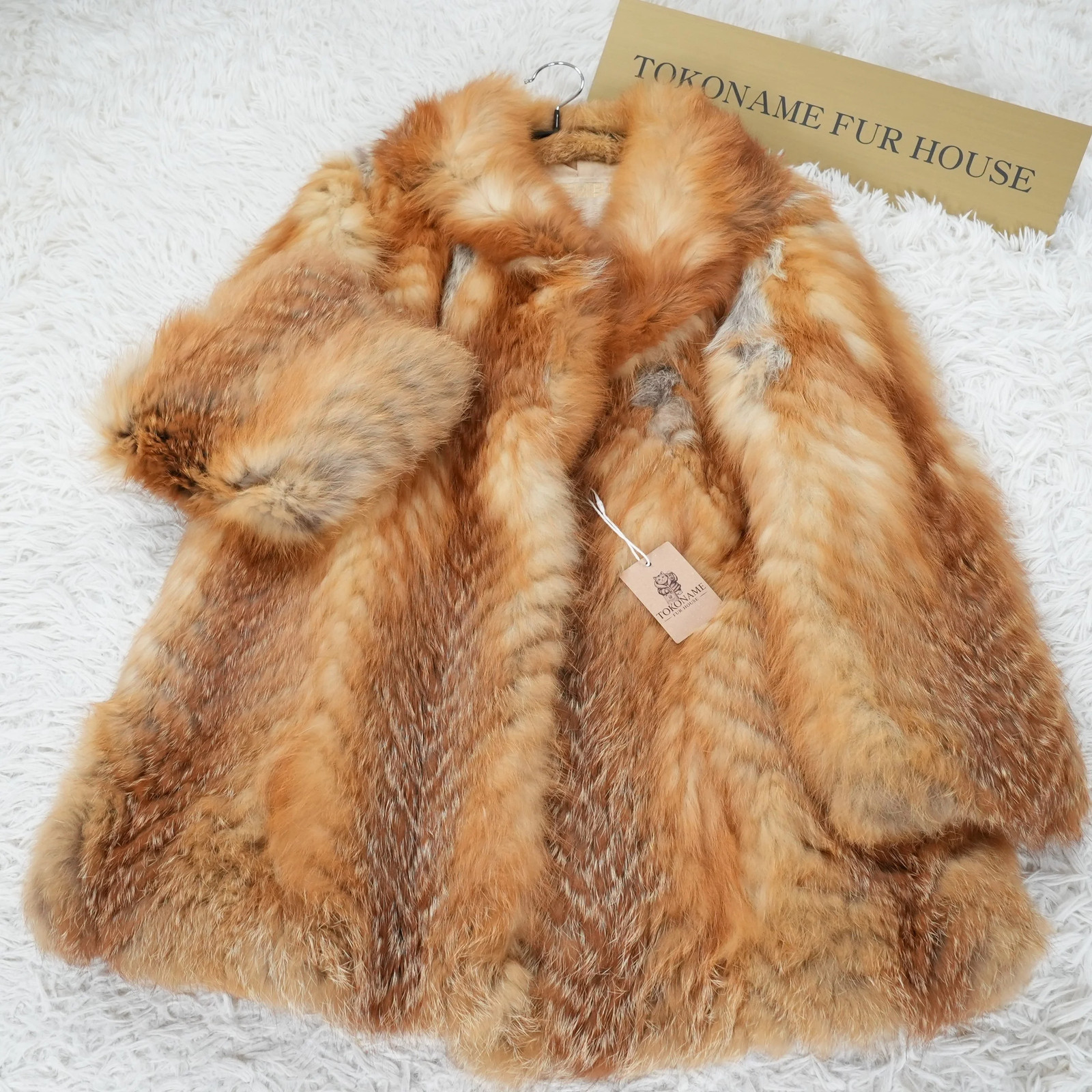 Red Fox Fur Coat EMBA – Genuine Vintage Fur From Japan
