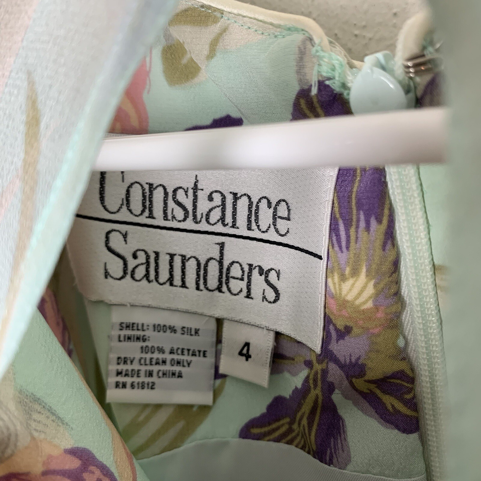 Vintage Constance Saunders dress size 4 Two Piece Set sheath and sheer jacket