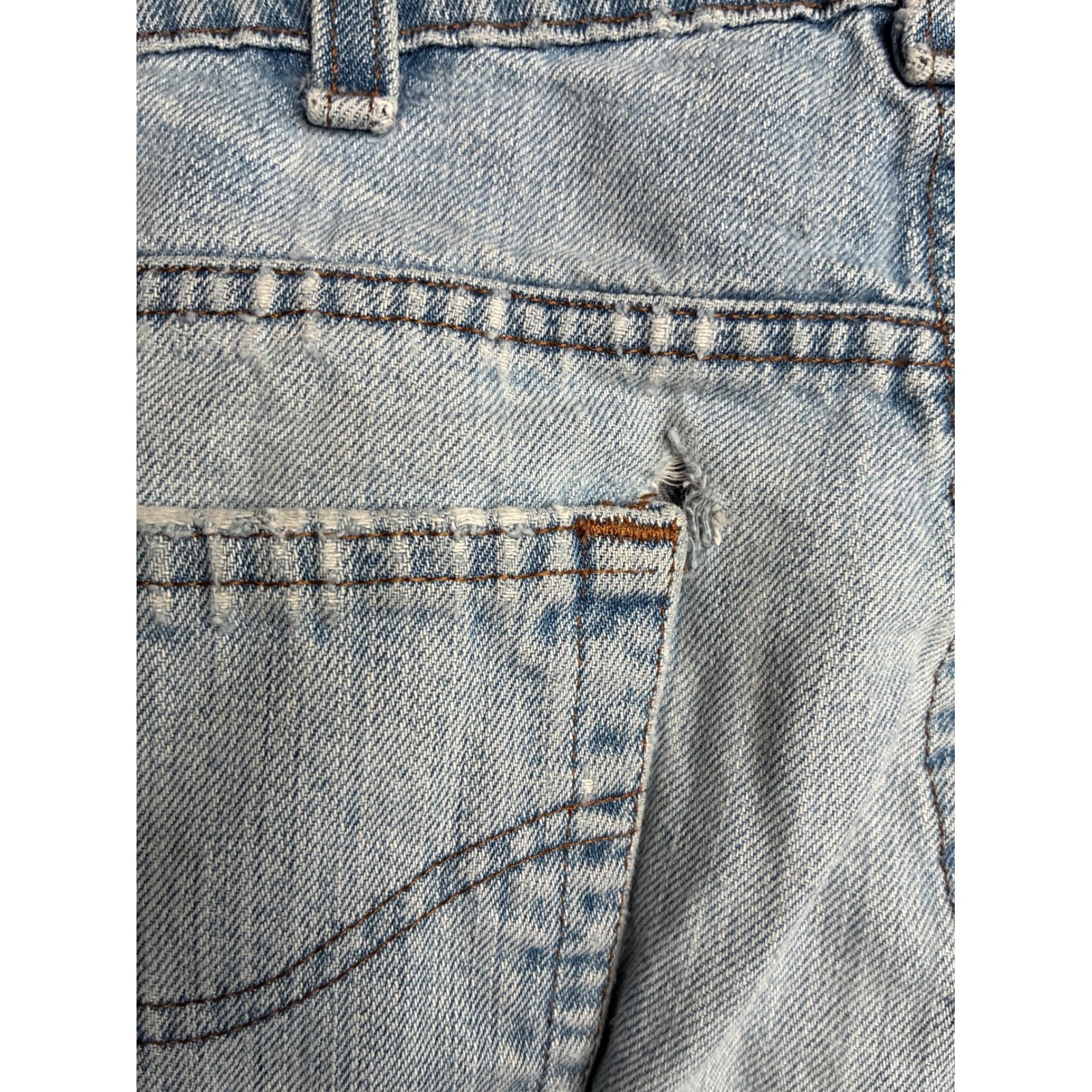 Vintage Carhartt Relaxed Fit Straight Leg Light Wash Denim Jeans womens 10×30