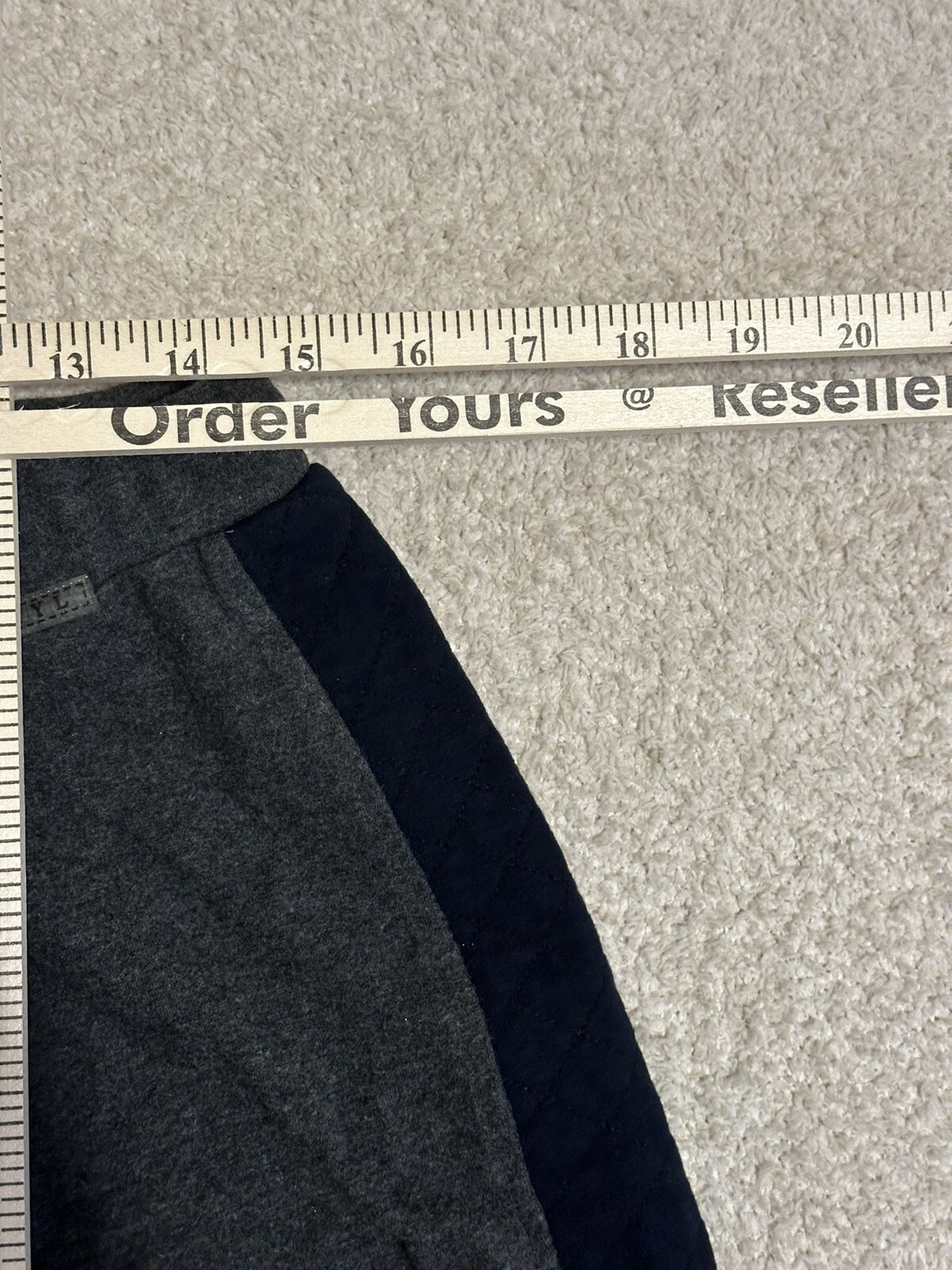 Y2K New York Laundry Stretch Sweatpants Loungewear Gray VTG 2000s Short