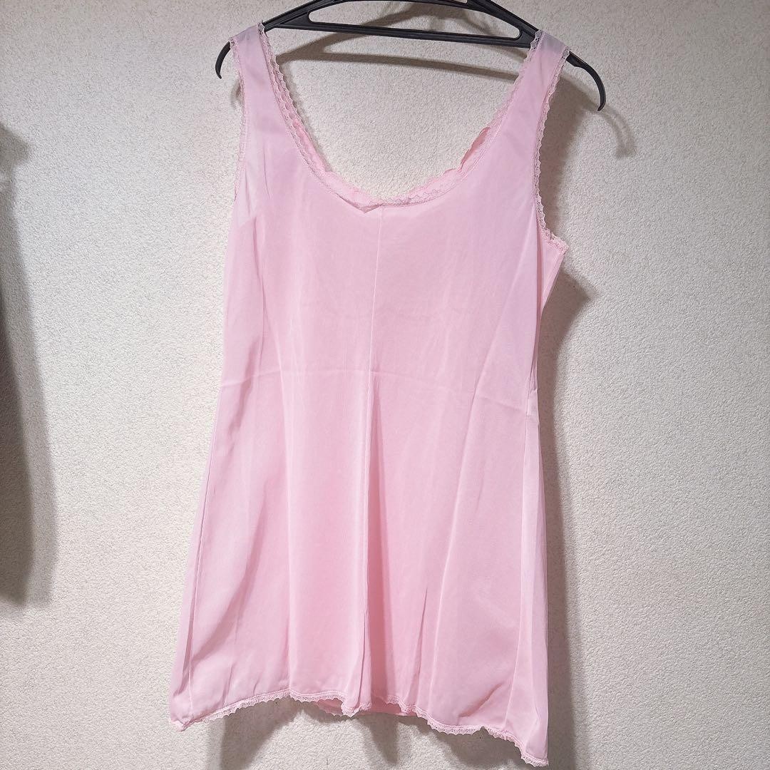 Neva Retro Lace Rose Camisole Pink Polyamide Size 44