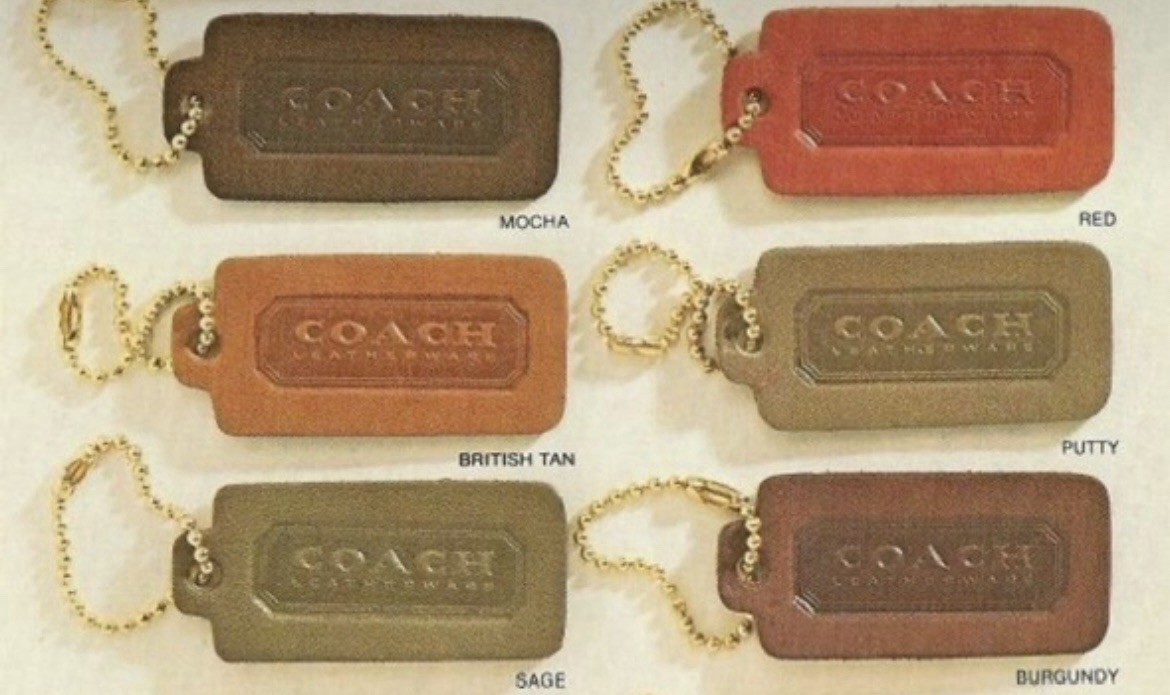 Rare Vintage Coach Twin Double Turnlock Pocket Waist Pack British Tan XS/S