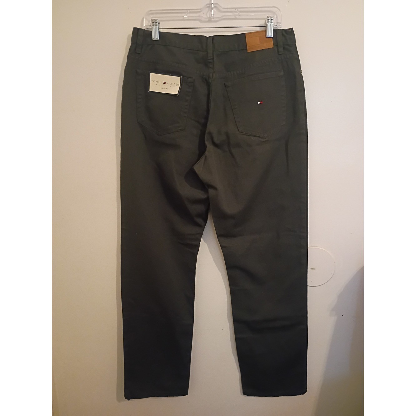 VTG Tommy Hilfiger Women’s Gray Straight-Leg Pants Mid-rise Y2K Sz 12