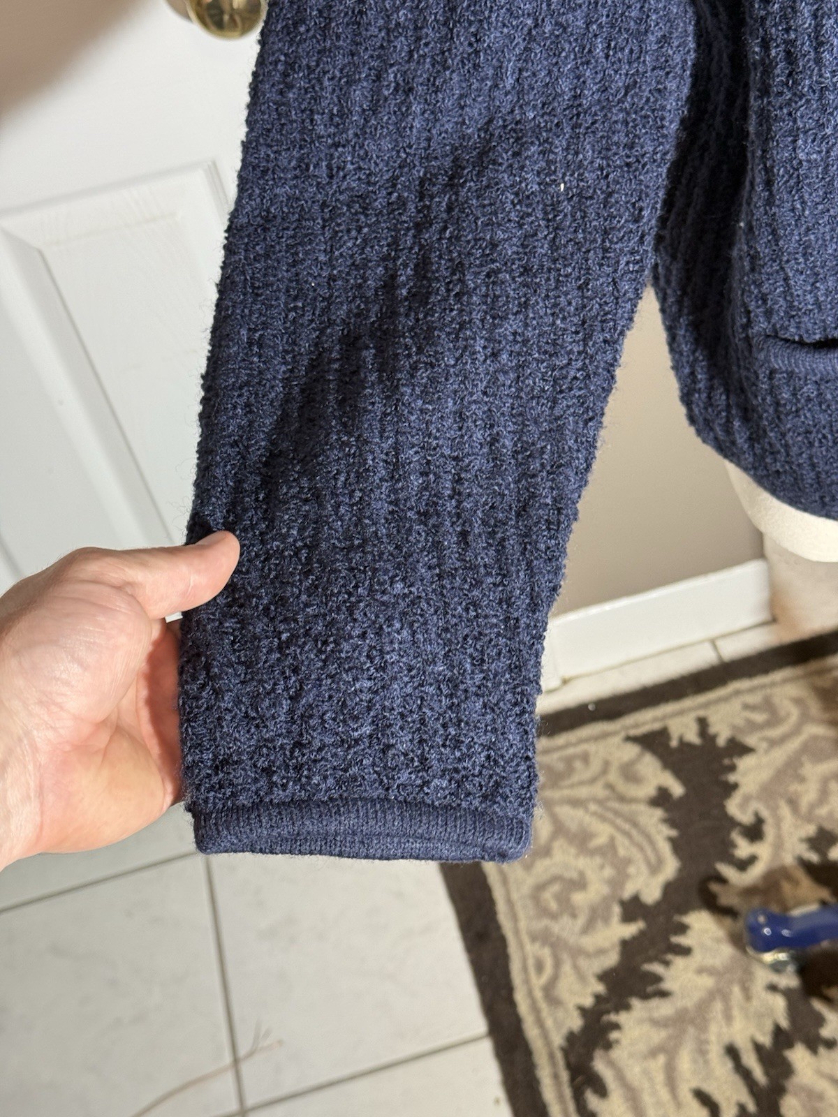 Tanner XL Acrylic Dark Blue Sweater (vintage New Old Stock)