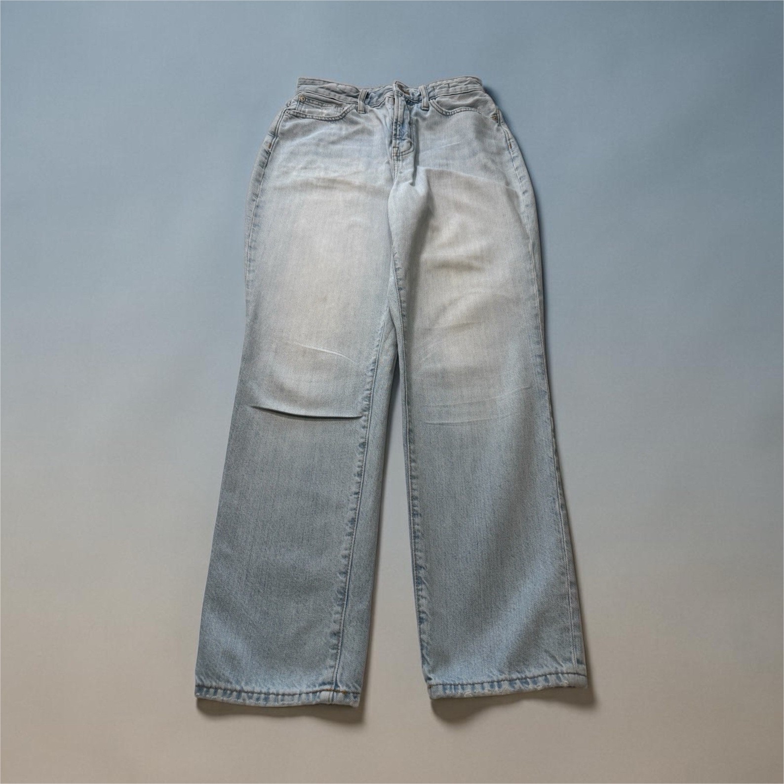 Madewell Curvy Perfect Vintage Jean Light Blue Cotton Women’s Jeans Size 28