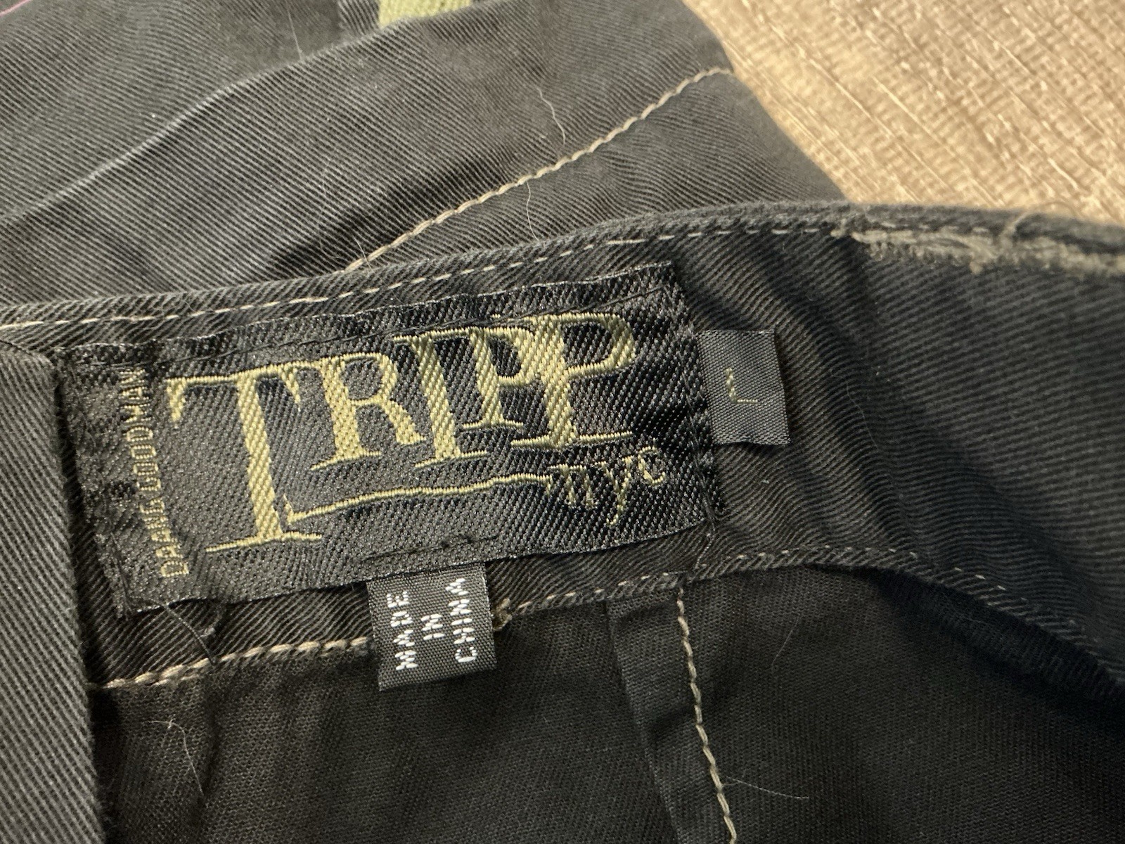 Vintage 2004 Y2K Tripp NYC Military Bullet Cargo Zip Off Maxi Skirt L Flawless