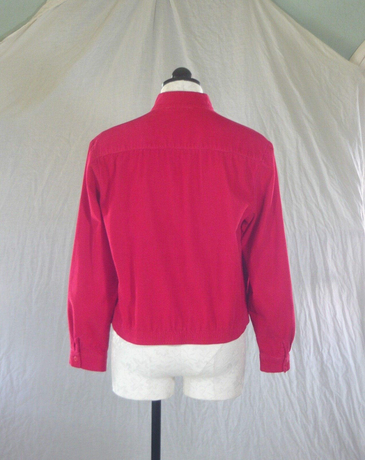 IZOD LACOSTE vintage 60s RED CORDUROY JACKET hipster prep made in Japan L