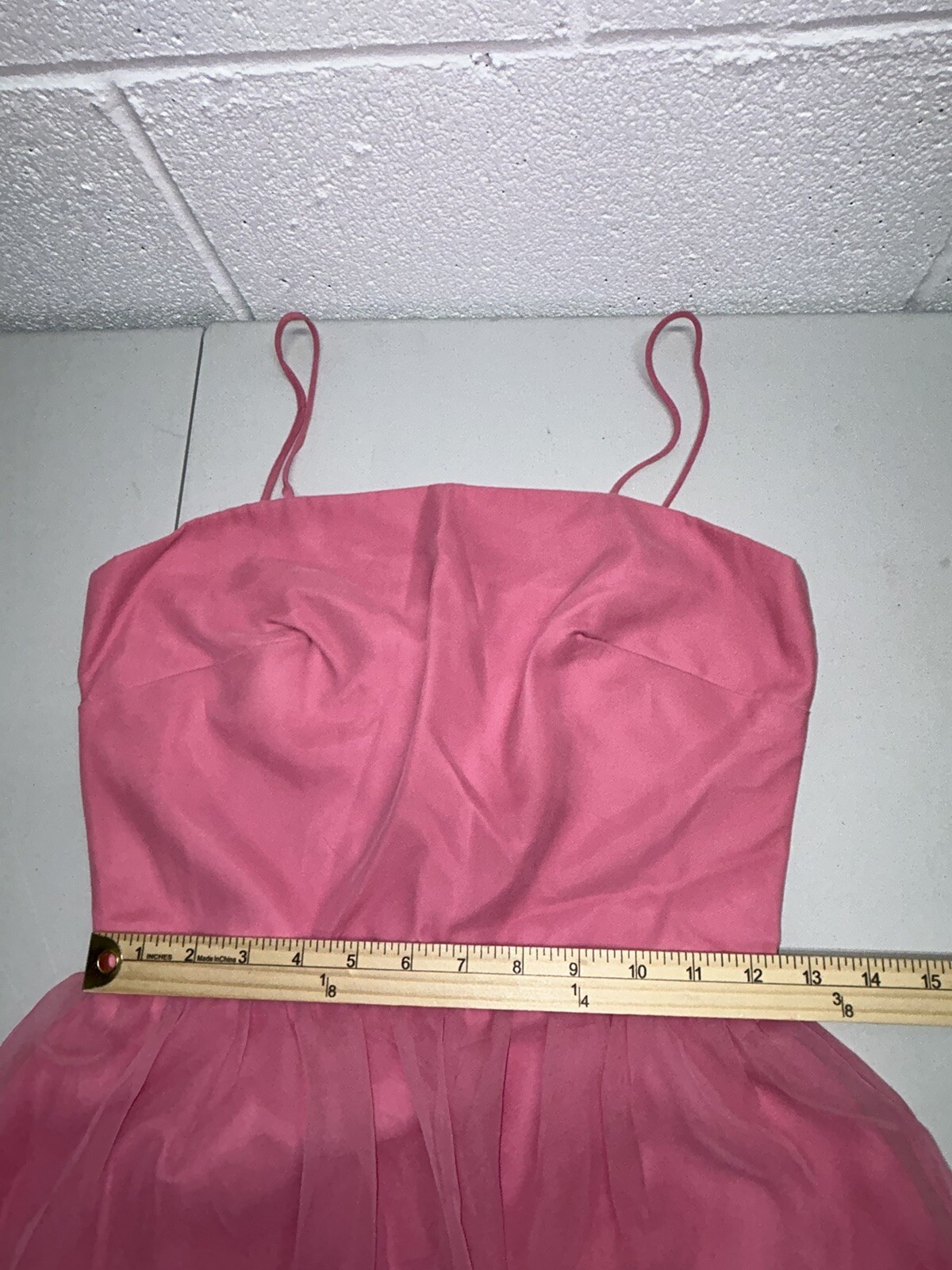VTG Jc Penney Penny Pink 2 Piece Formal Raw Lace Dress Barbie NWT 80s 9/10 C1