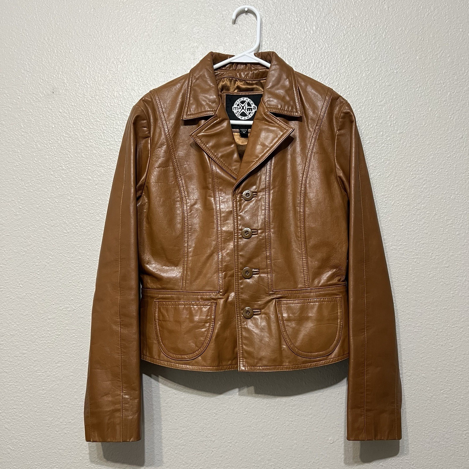 Vintage Women’s Wilson’s Leather Maxima Leather Jacket Size Medium