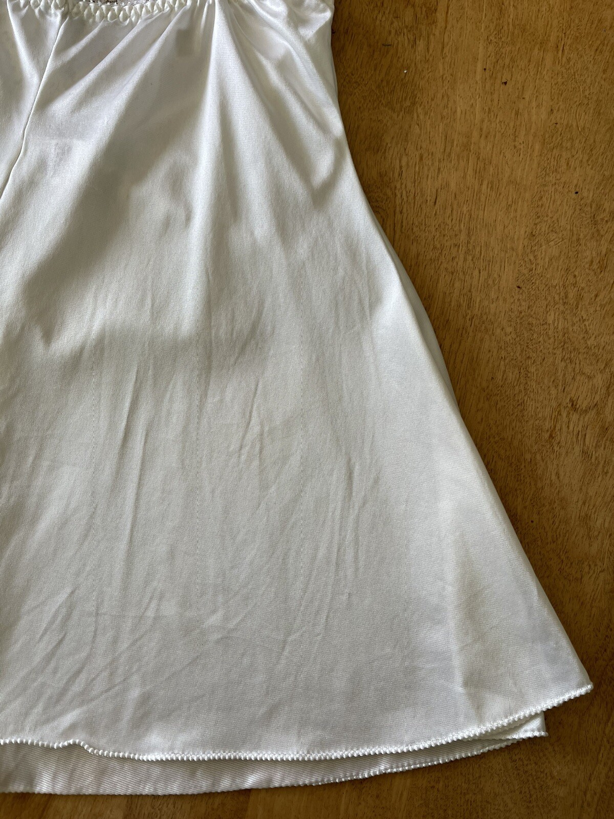 Vintage Darling Lingerie Semi Sheer Nylon Lace Slip Dress Size S Cottagecore