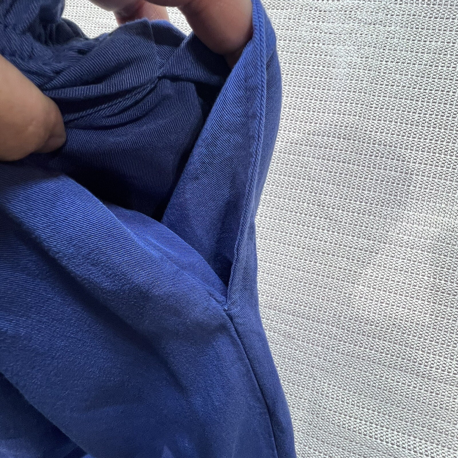 Vintage Women’s Action GEAR Sportswear 90’s Blue Maxi Dress With Pockets Size M