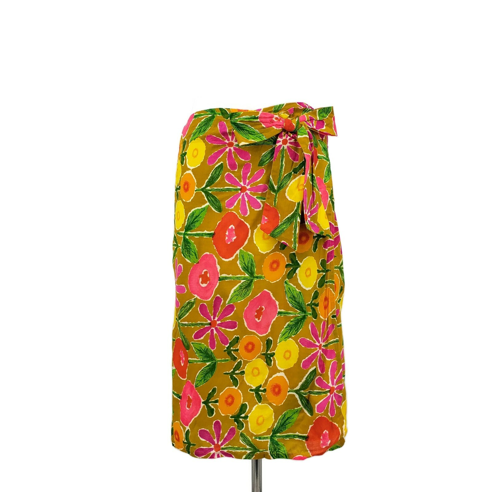 Vintage Deadstock High Tide Faux Wrap Skirt Womens 5/6 Cover Up Floral Swimwear