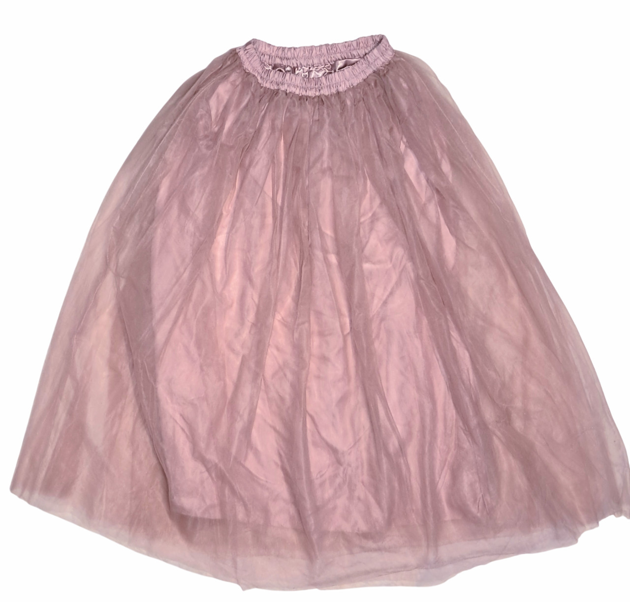 vintage Omelas Tulle Skirt Dusty Rose sz Small 24″waist
